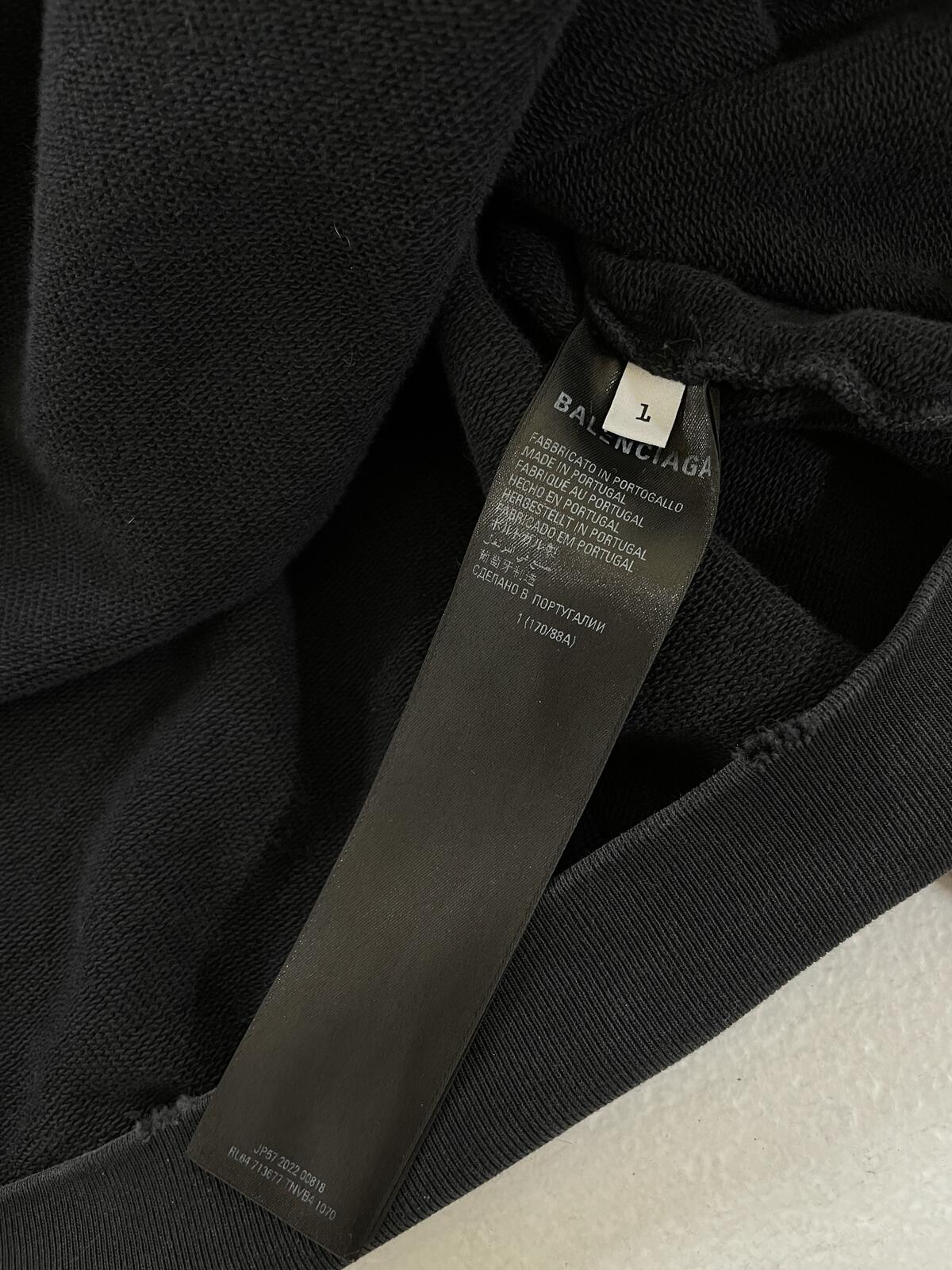 Balenciaga "Be Differet" apple hoodie