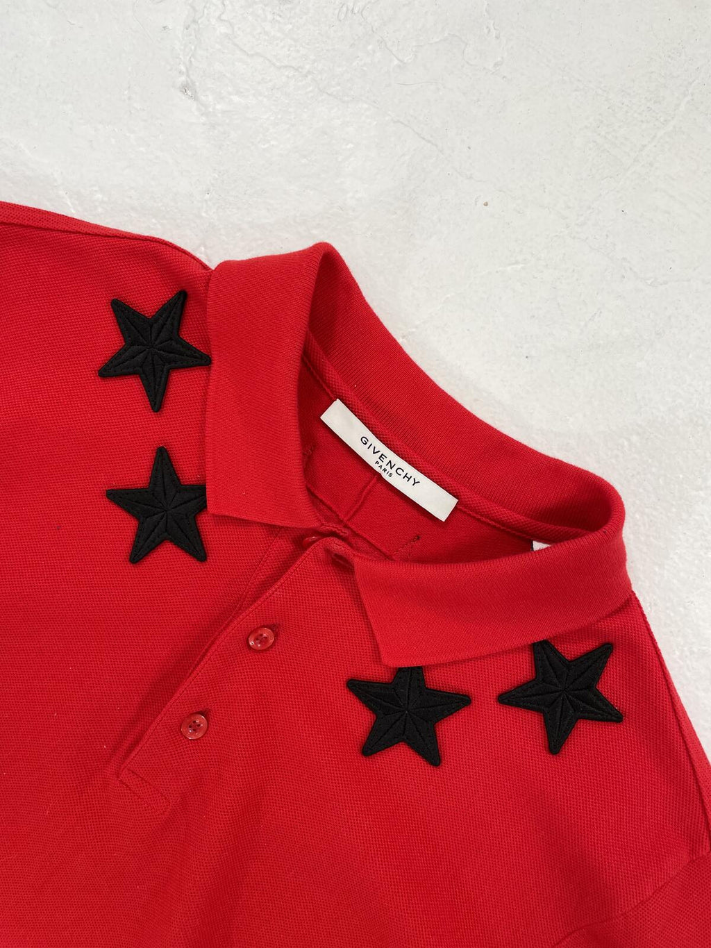 Givenchy star patch polo