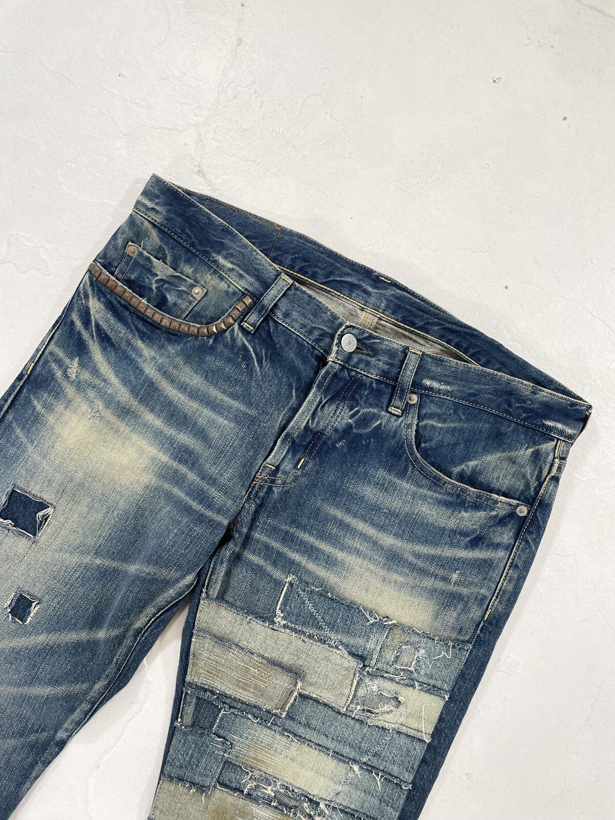 Hysteric glamour scab denim