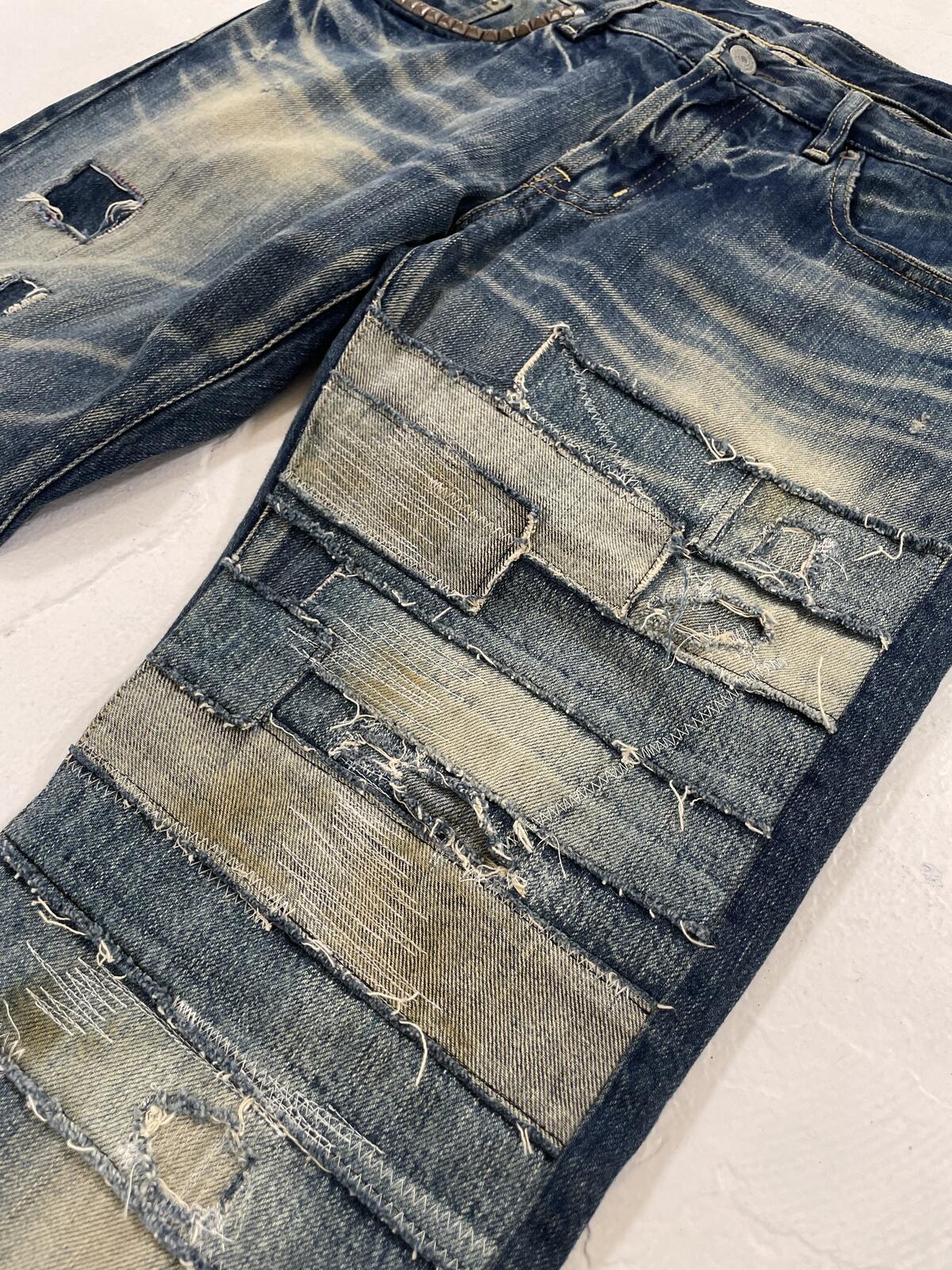 Hysteric glamour scab denim