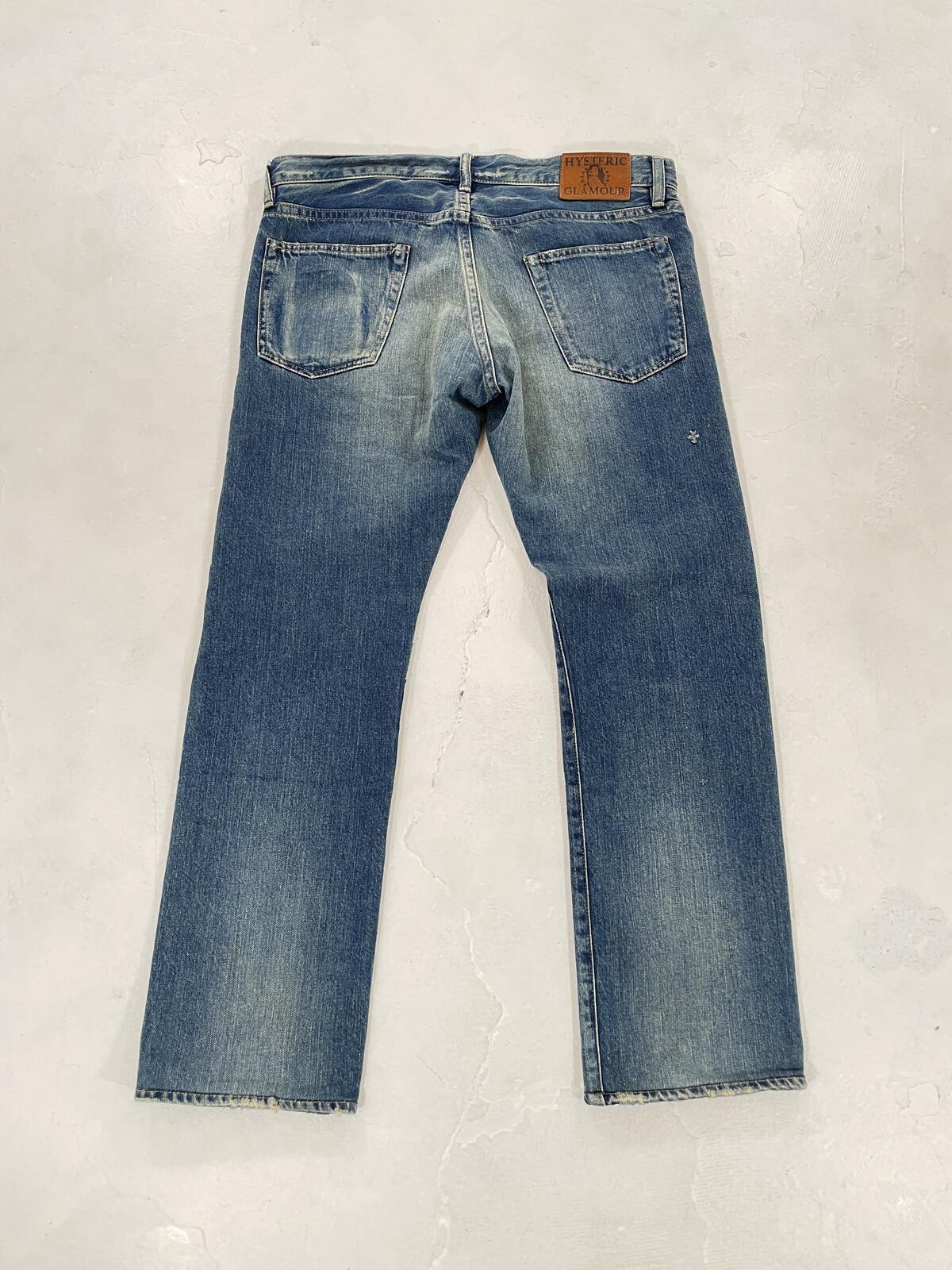 Hysteric glamour scab denim