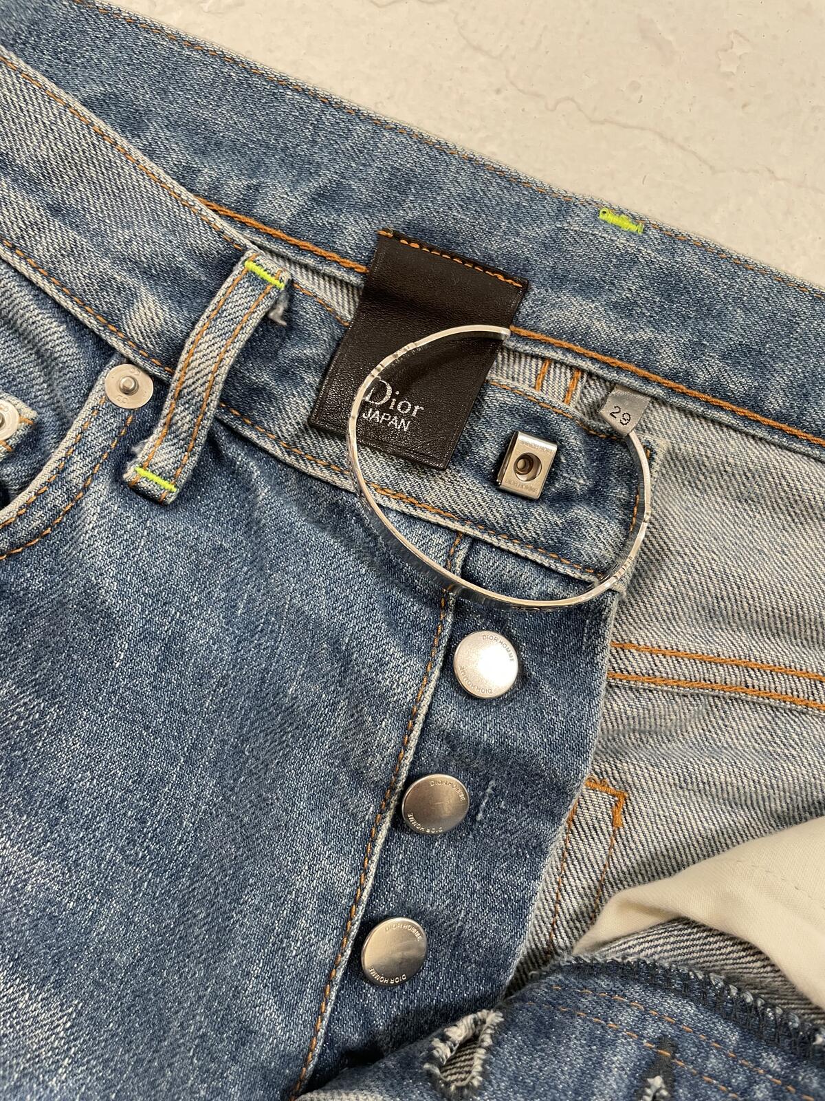 Dior MIJ beach wash denim