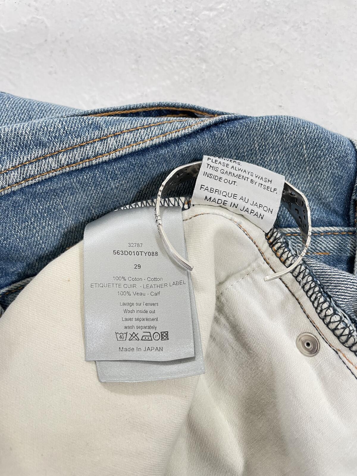 Dior MIJ beach wash denim