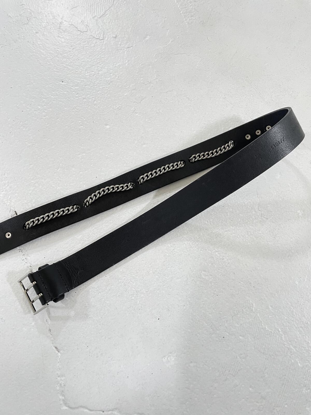 Dior Homme SS04 Strip Chain Belt