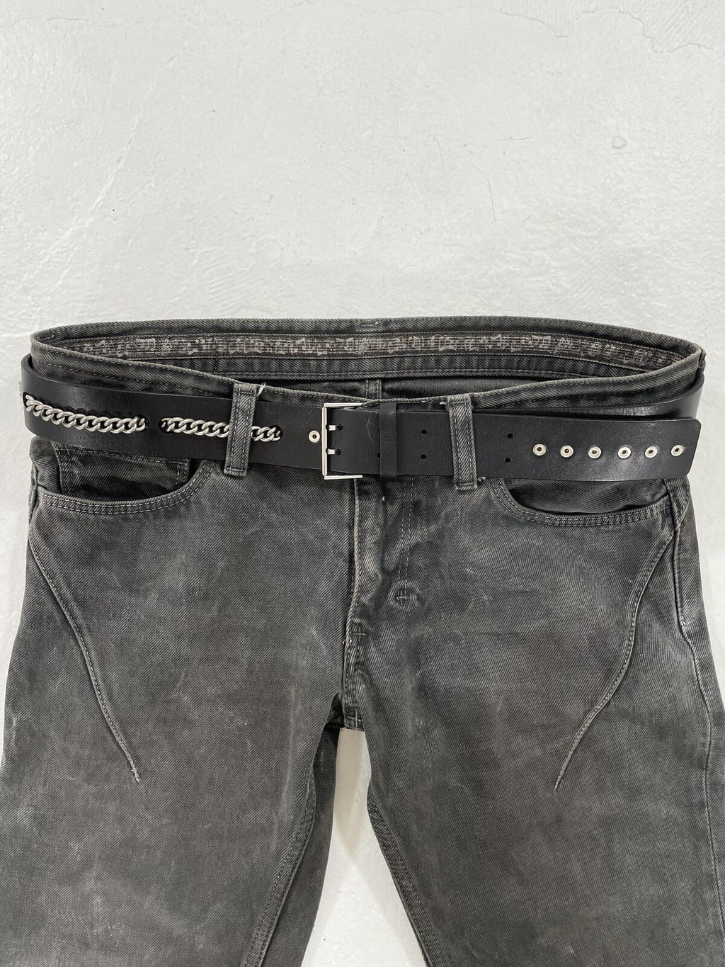 Dior Homme SS04 Strip Chain Belt