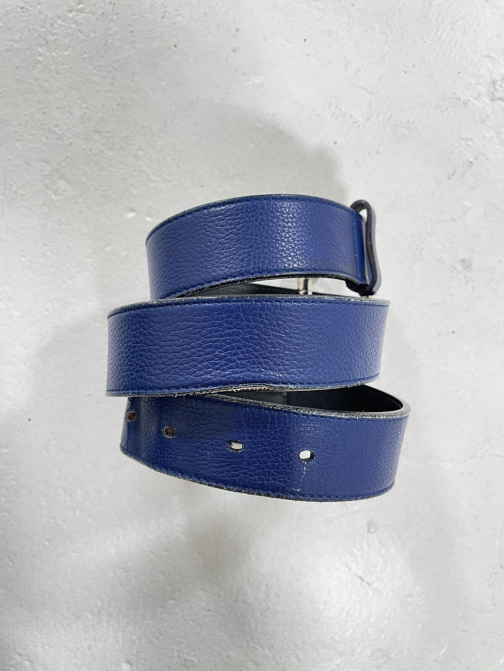 Dior Homme Blue Leather Belt
