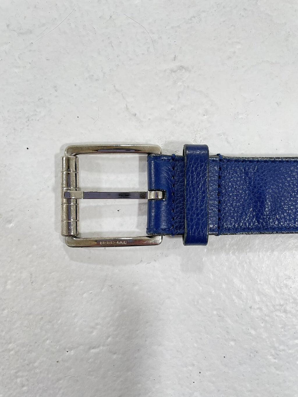 Dior Homme Blue Leather Belt