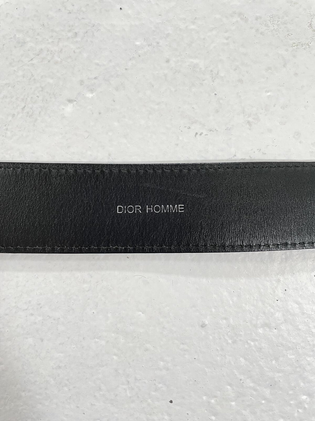 Dior Homme Blue Leather Belt