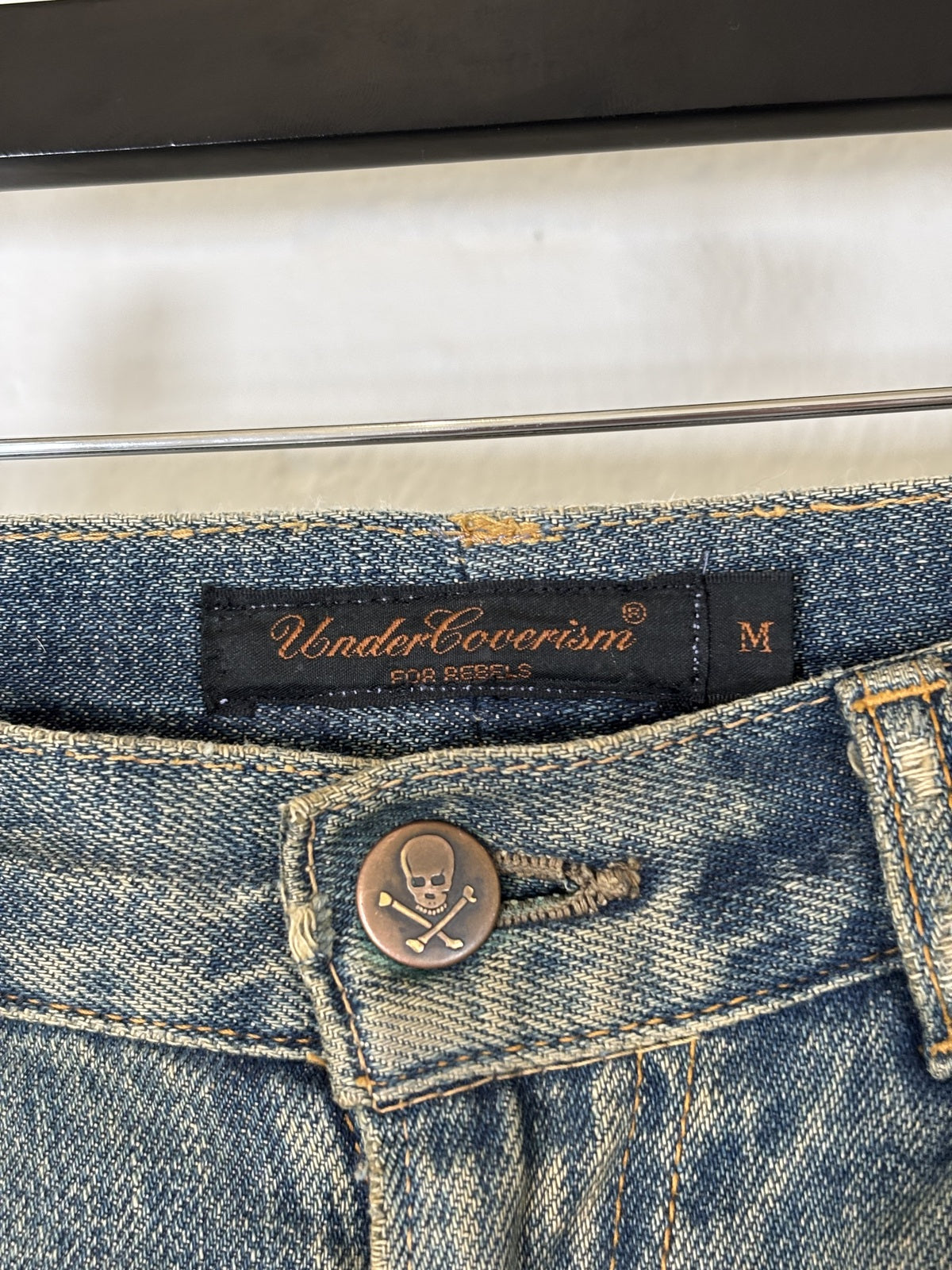 Undercover 68 Red Yarn Denim Jeans