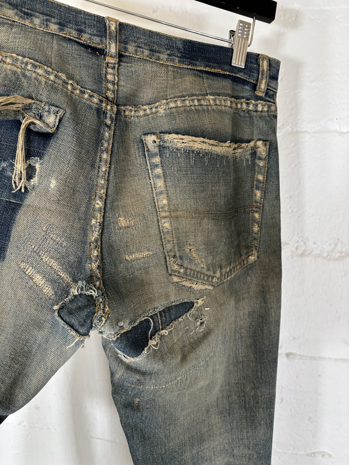 Undercover 68 Red Yarn Denim Jeans