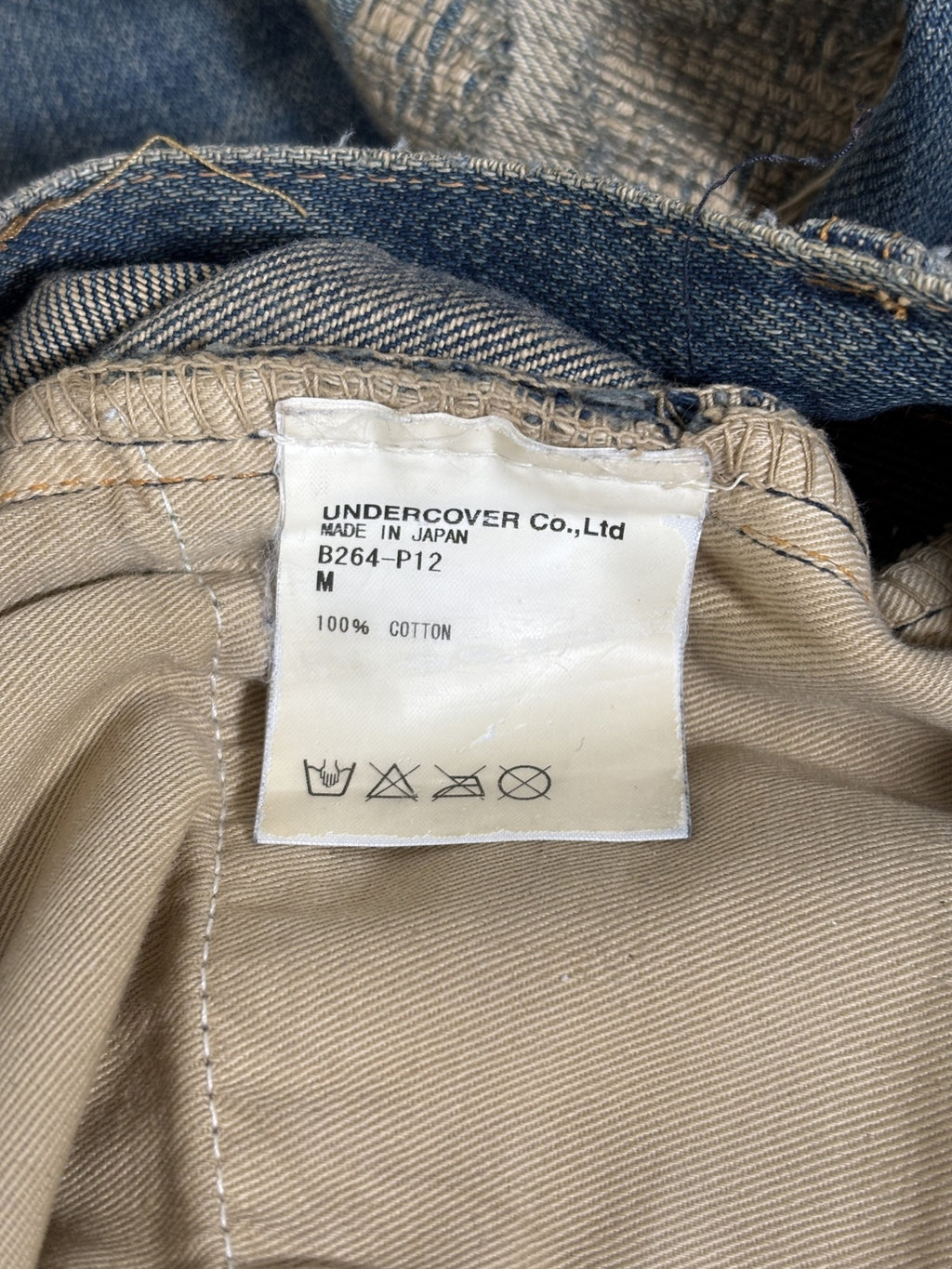 Undercover 68 Red Yarn Denim Jeans