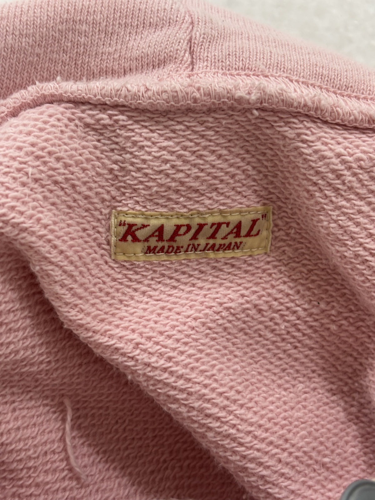 Kapital Pink "Surf" Hoodie {{ color }} {{ brand }} {{ archive }} {{ season }} {{ year }} {{ hedi slimane }}
