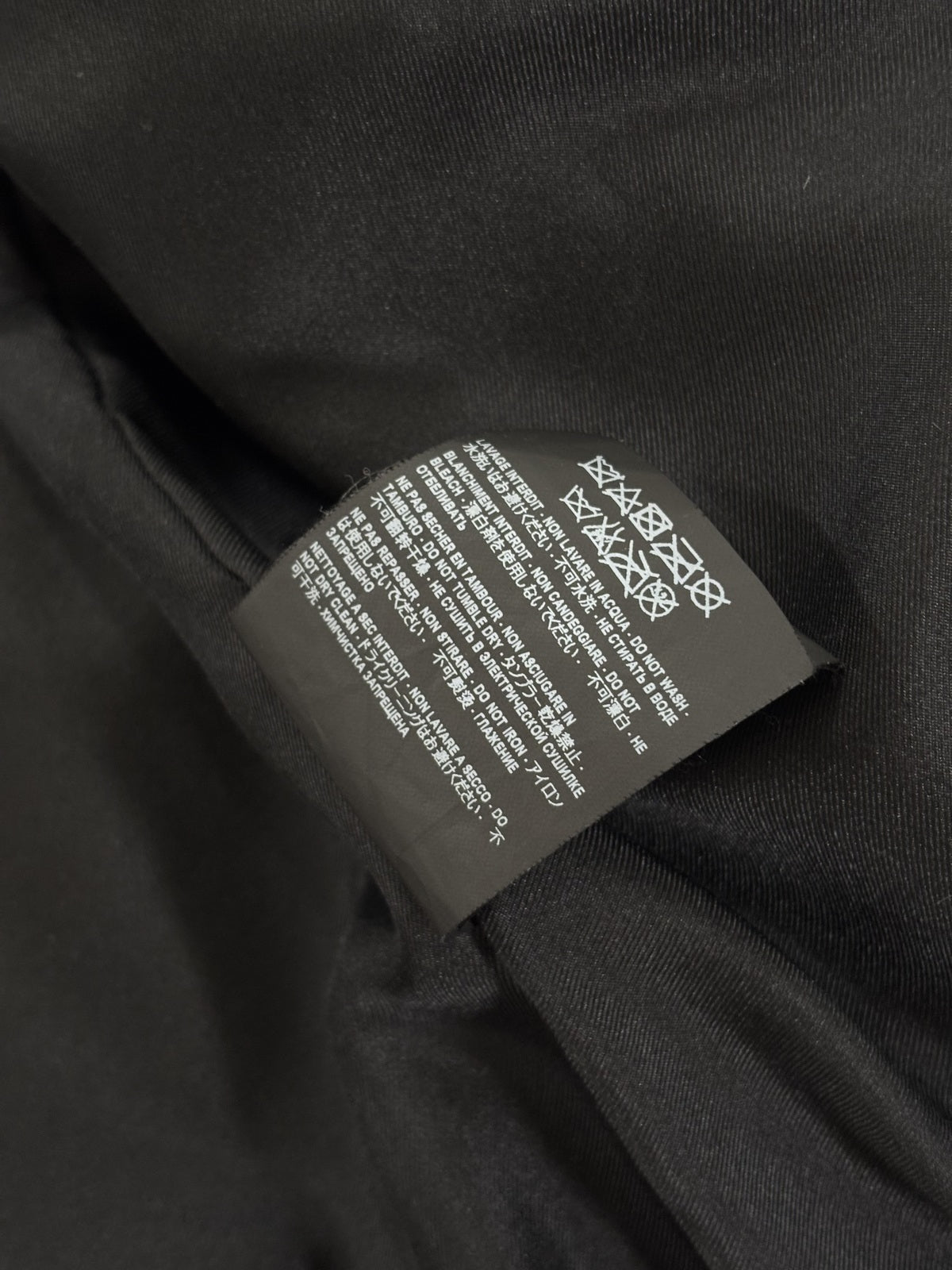 Saint Laurent Paris Music Note Satin Bomber Jacket {{ color }} {{ brand }} {{ archive }} {{ season }} {{ year }} {{ hedi slimane }}