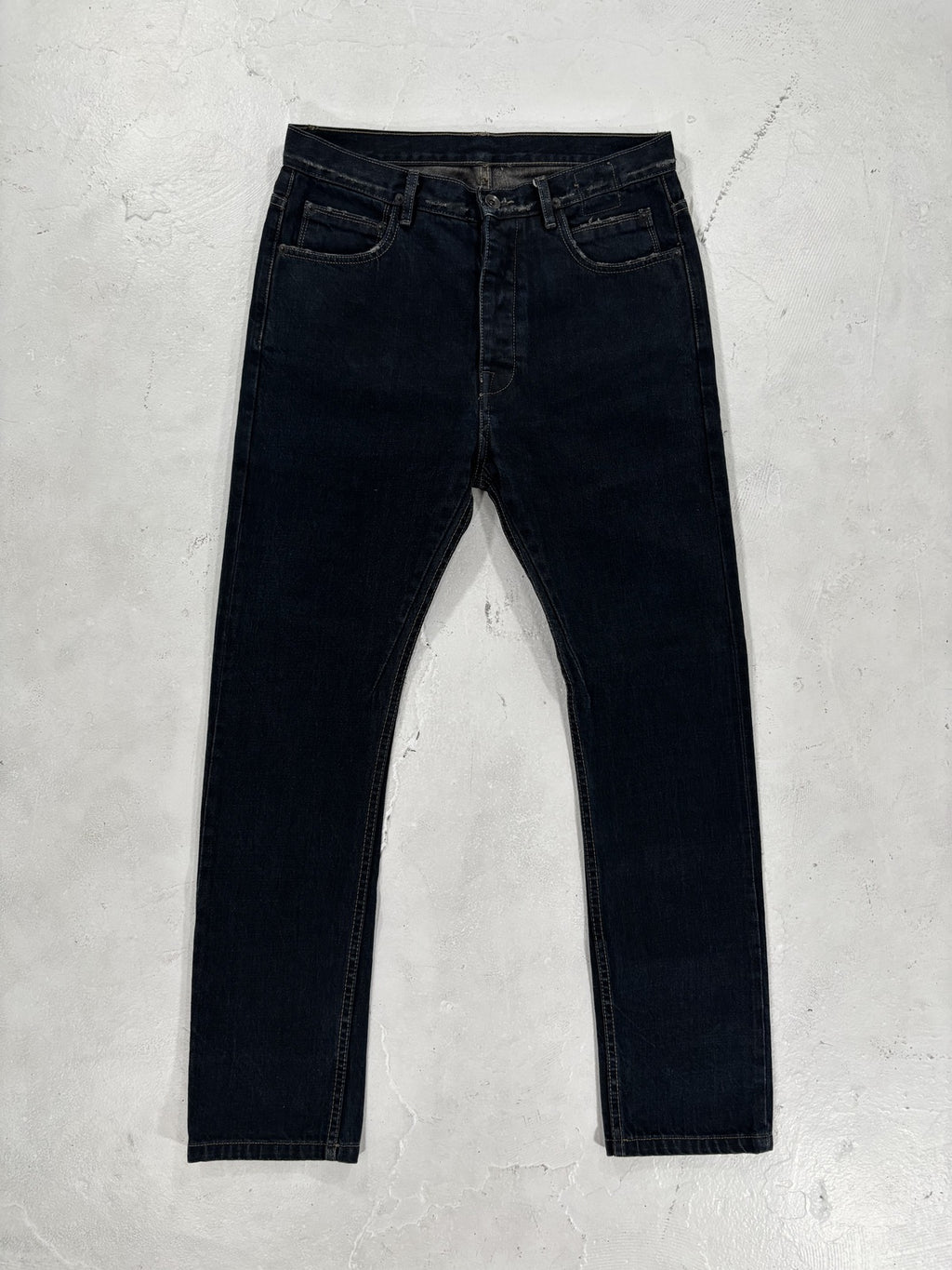 Rick Owens Olmar & Mirta Torrence Cut Selvedge Denim {{ color }} {{ brand }} {{ archive }} {{ season }} {{ year }} {{ hedi slimane }}