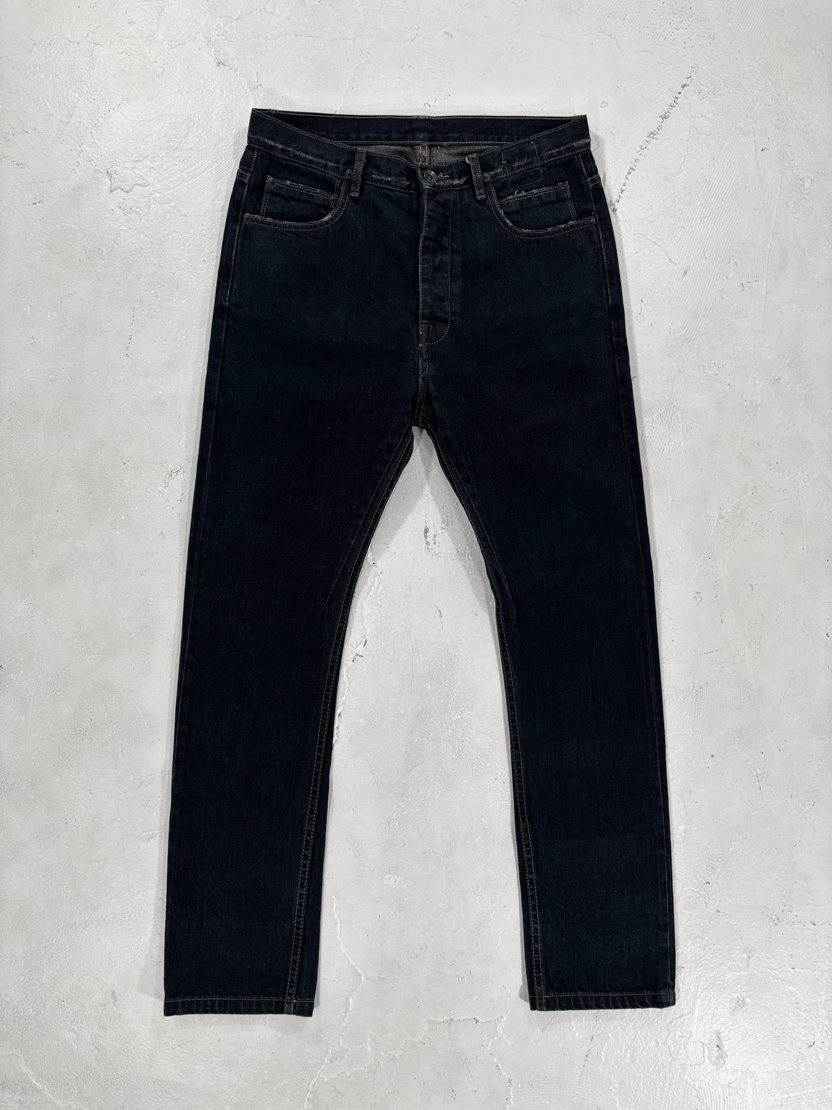 Rick Owens Olmar & Mirta Torrence Cut Selvedge Denim {{ color }} {{ brand }} {{ archive }} {{ season }} {{ year }} {{ hedi slimane }}