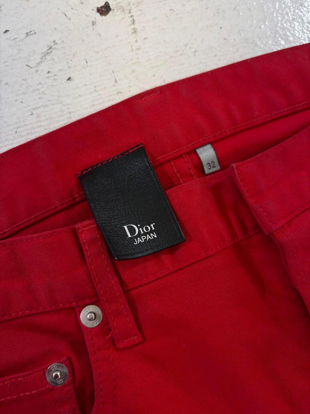 Dior Homme Red Jeans