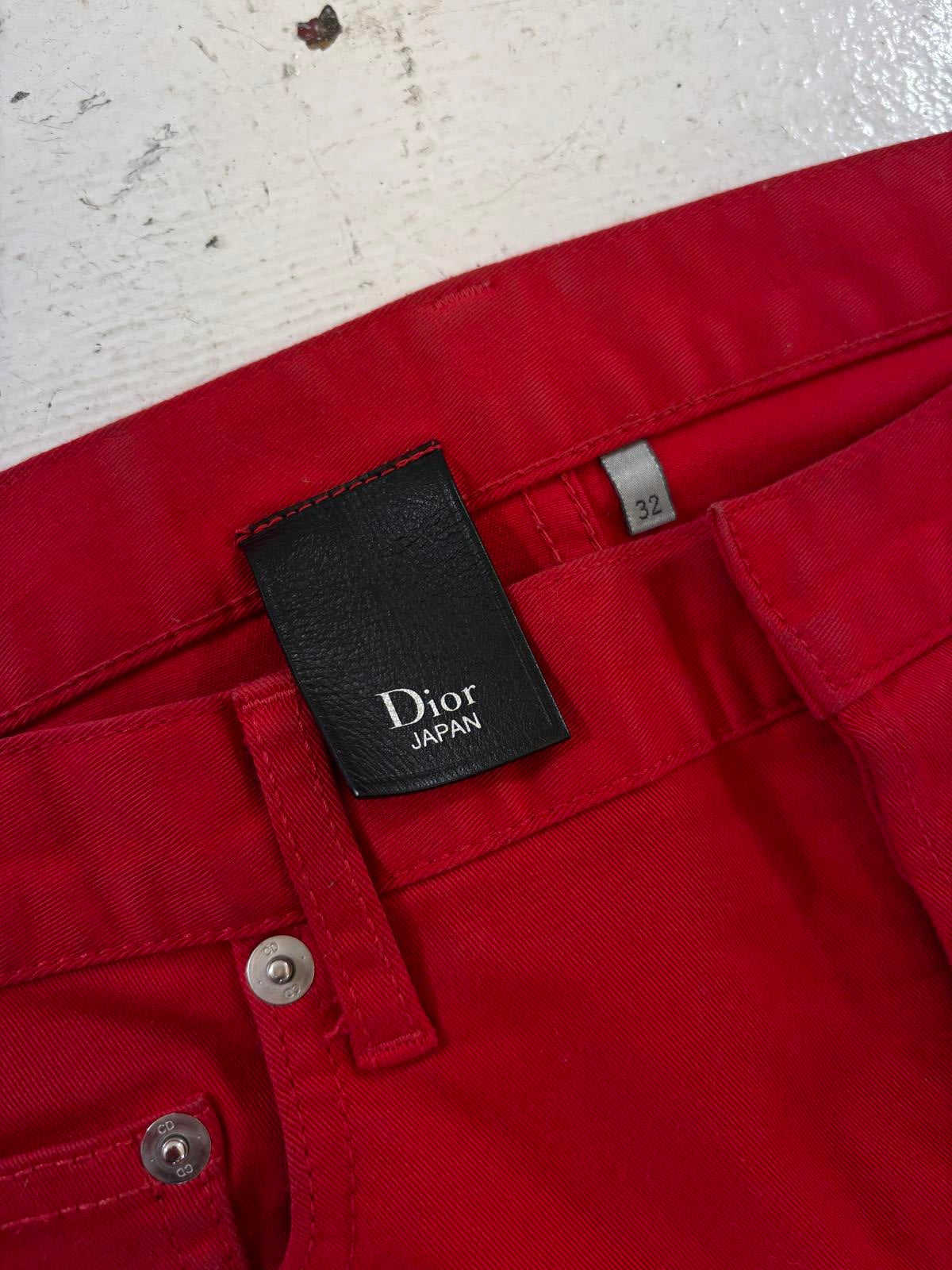 Dior Homme Red Jeans