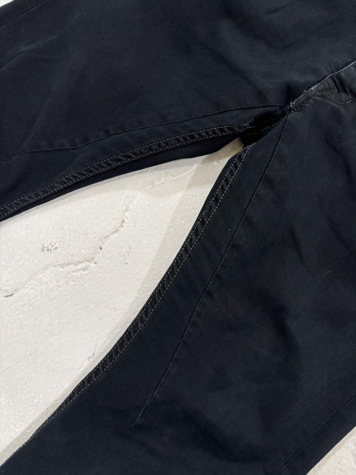 Rick Owens Olmar & Mirta "Black Scrub" Torrance Cut Denim {{ color }} {{ brand }} {{ archive }} {{ season }} {{ year }} {{ hedi slimane }}