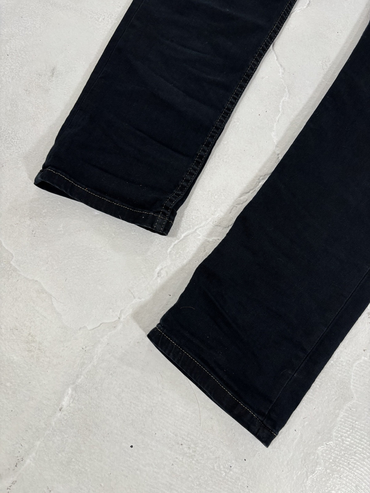 Rick Owens Olmar & Mirta "Black Scrub" Torrance Cut Denim {{ color }} {{ brand }} {{ archive }} {{ season }} {{ year }} {{ hedi slimane }}