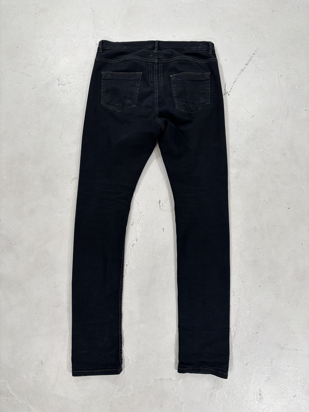 Rick Owens Olmar & Mirta "Black Scrub" Torrance Cut Denim {{ color }} {{ brand }} {{ archive }} {{ season }} {{ year }} {{ hedi slimane }}