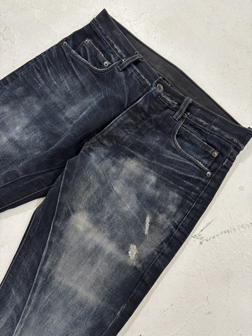 Rick Owens Olmar & Mirta Detroit Cut Denim {{ color }} {{ brand }} {{ archive }} {{ season }} {{ year }} {{ hedi slimane }}