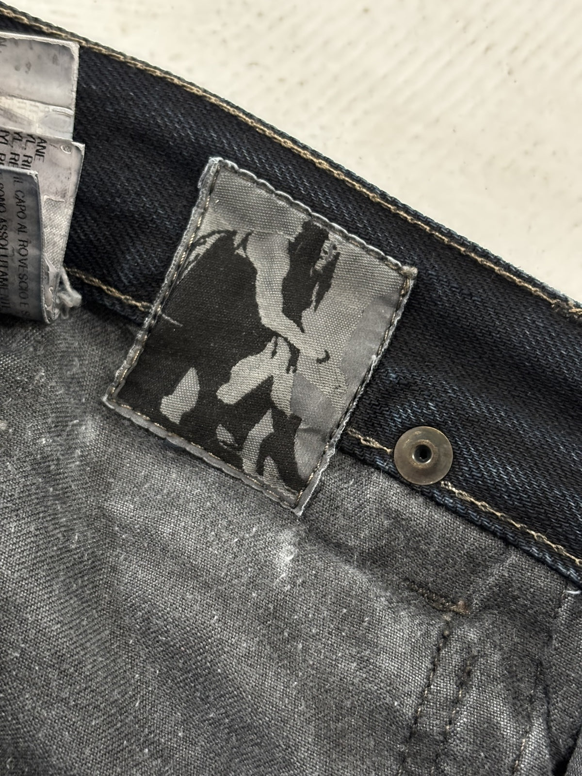 Rick Owens Olmar & Mirta Detroit Cut Denim {{ color }} {{ brand }} {{ archive }} {{ season }} {{ year }} {{ hedi slimane }}