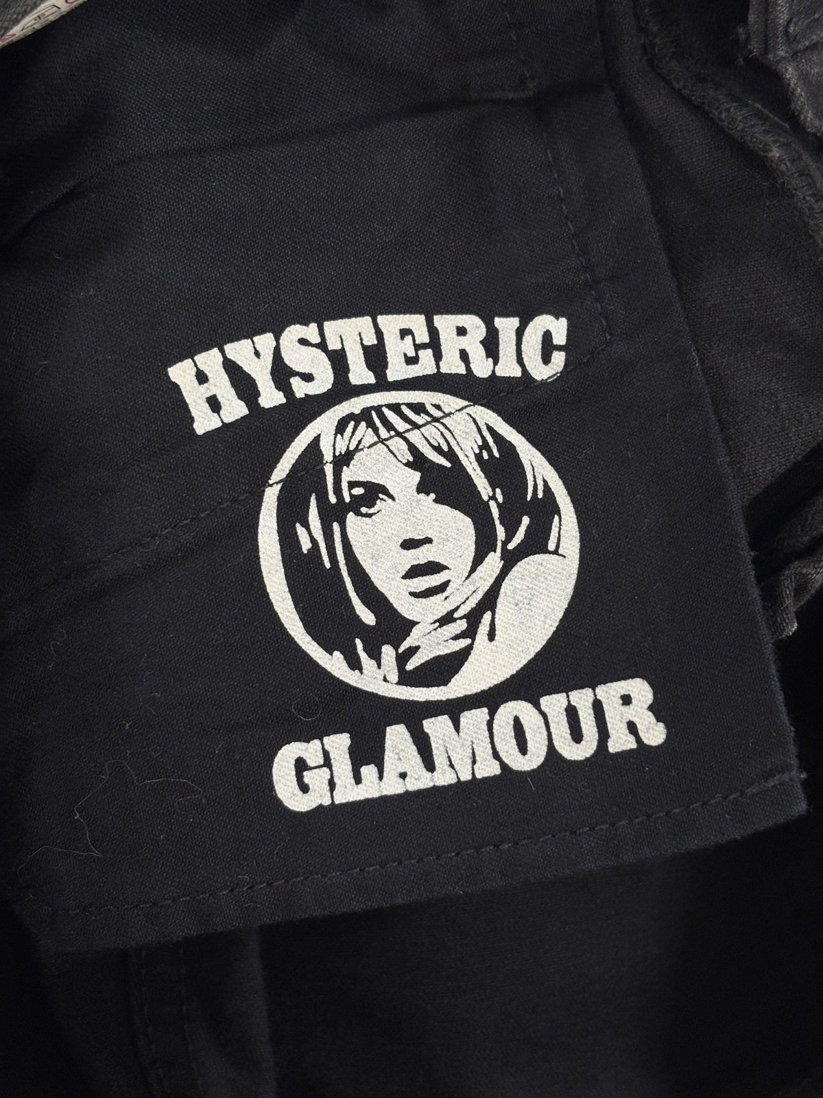 Hysteric Glamour Black Studded Denim {{ color }} {{ brand }} {{ archive }} {{ season }} {{ year }} {{ hedi slimane }}