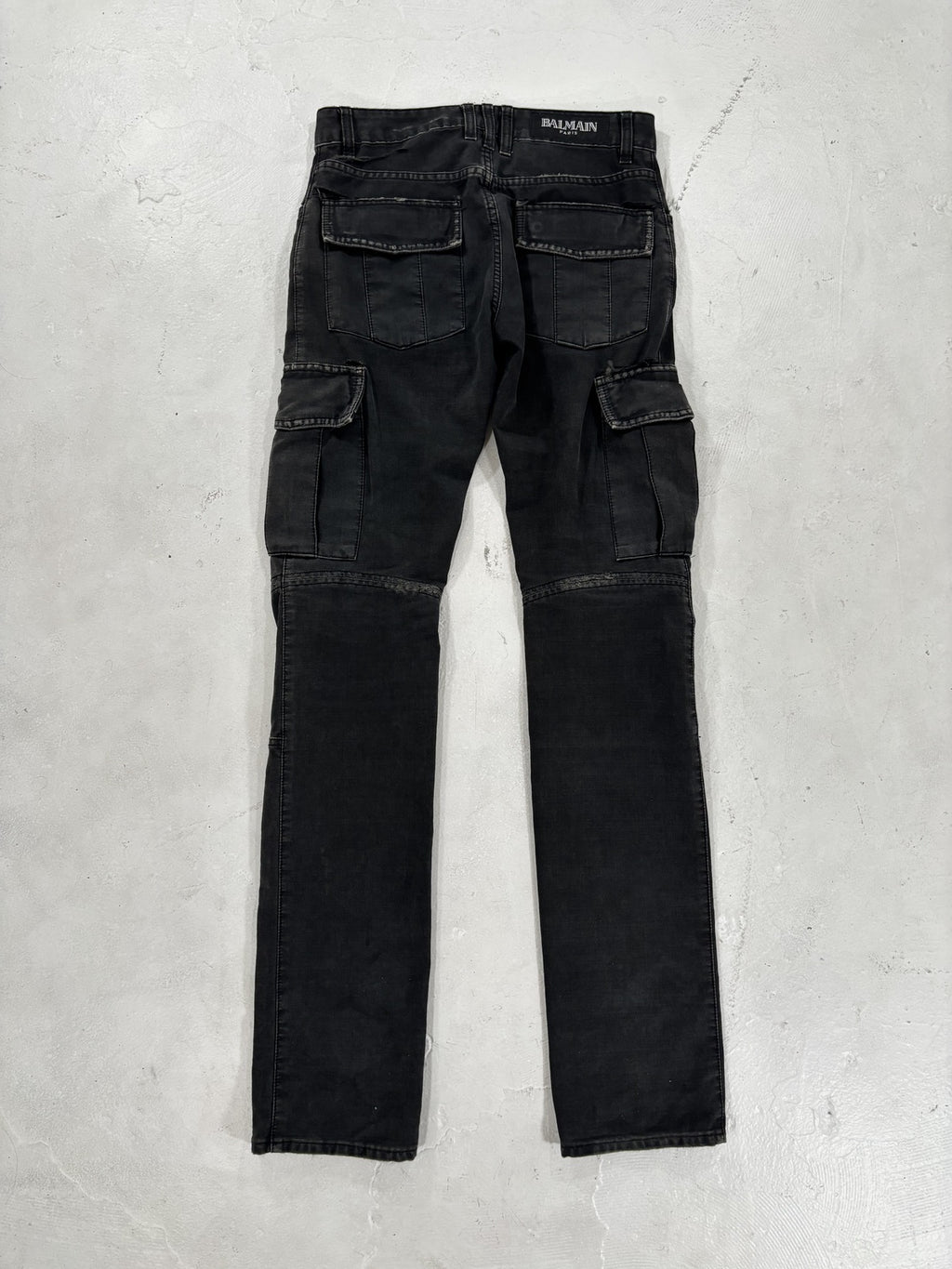 Balmain Black Egale Coin Cargo Jeans {{ color }} {{ brand }} {{ archive }} {{ season }} {{ year }} {{ hedi slimane }}