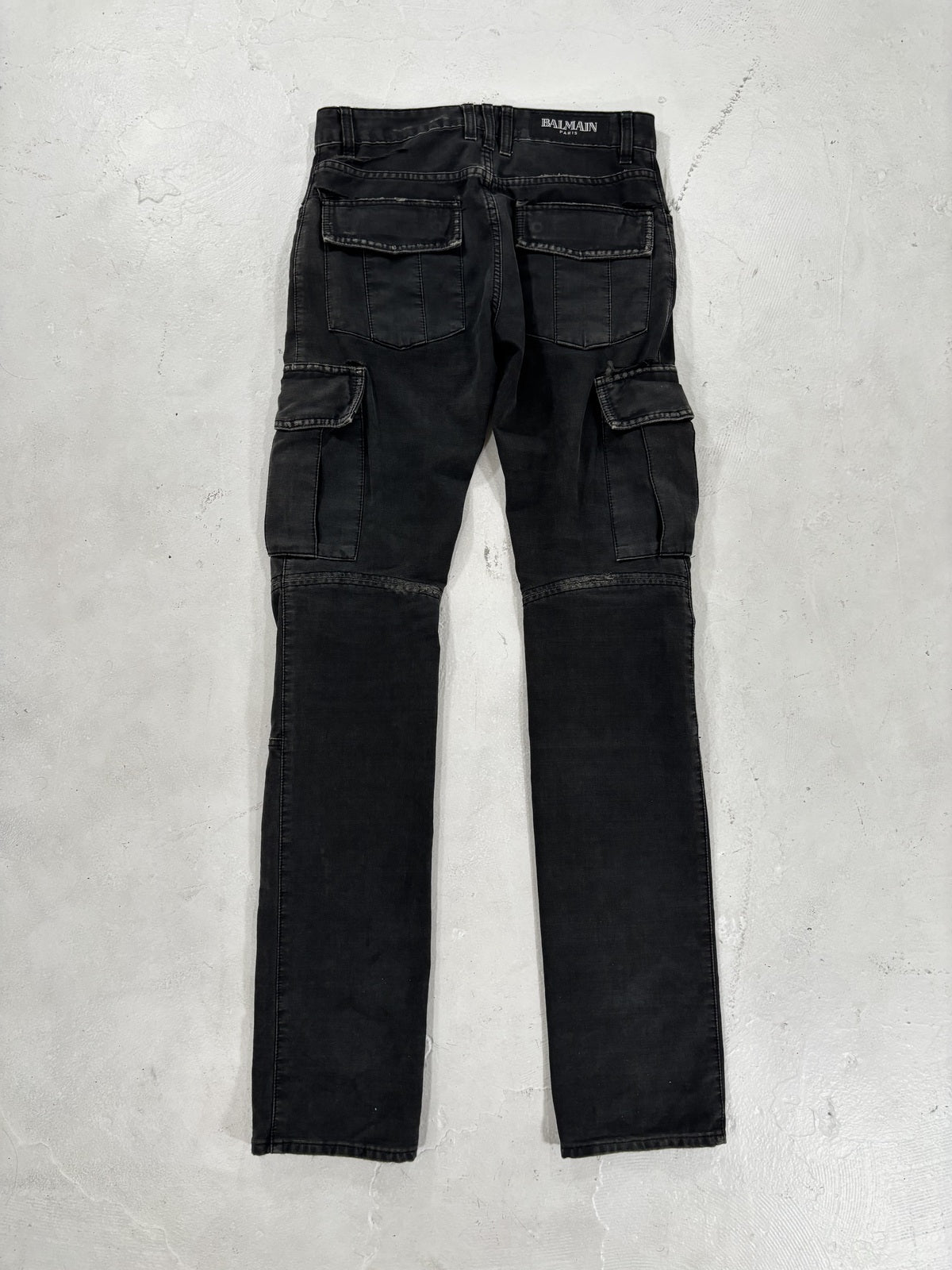 Balmain Black Egale Coin Cargo Jeans {{ color }} {{ brand }} {{ archive }} {{ season }} {{ year }} {{ hedi slimane }}