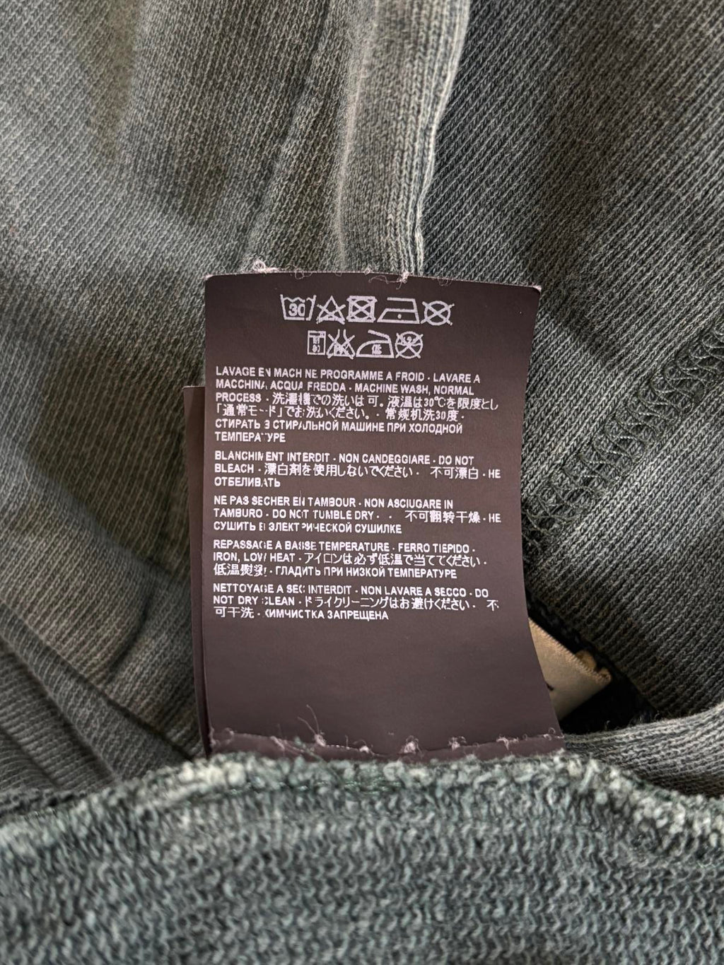 Saint Laurent Paris Green Logo Hoodie
