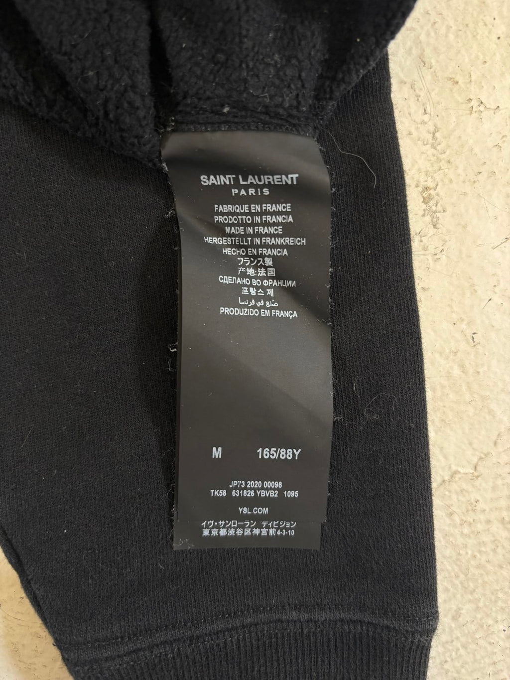 Saint Laurent Paris Logo Hoodie