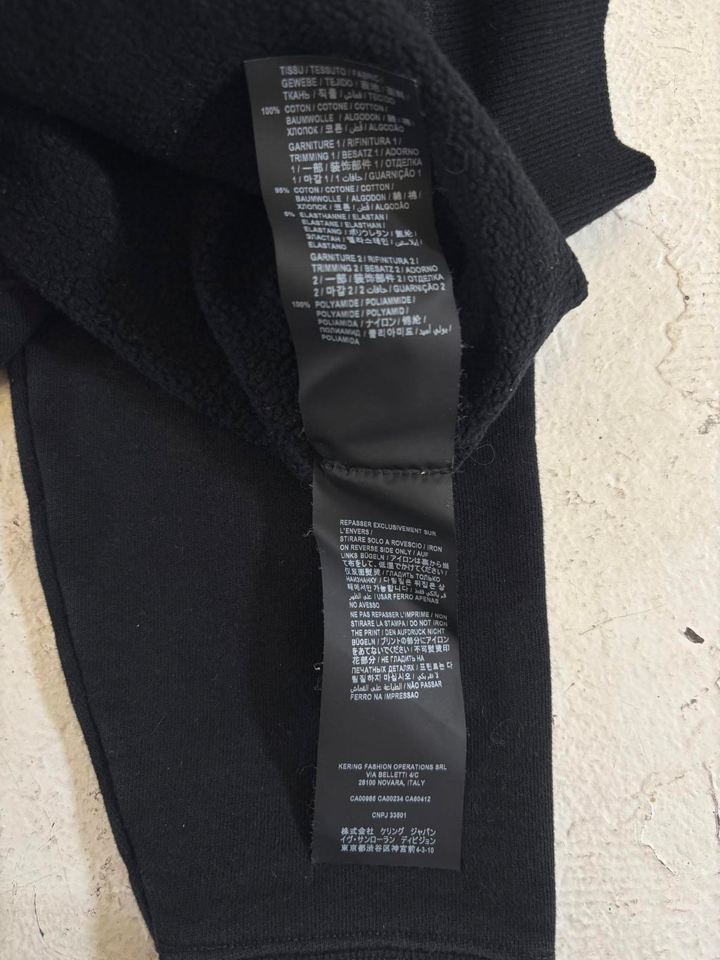 Saint Laurent Paris Logo Hoodie