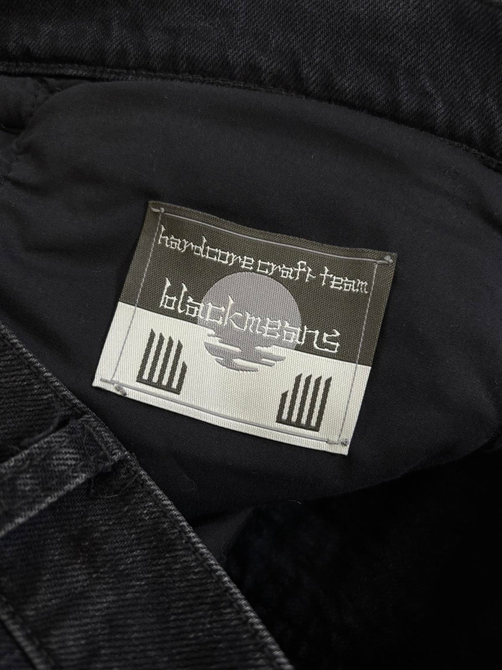 1017 Alyx x BlackMeans distressed denim