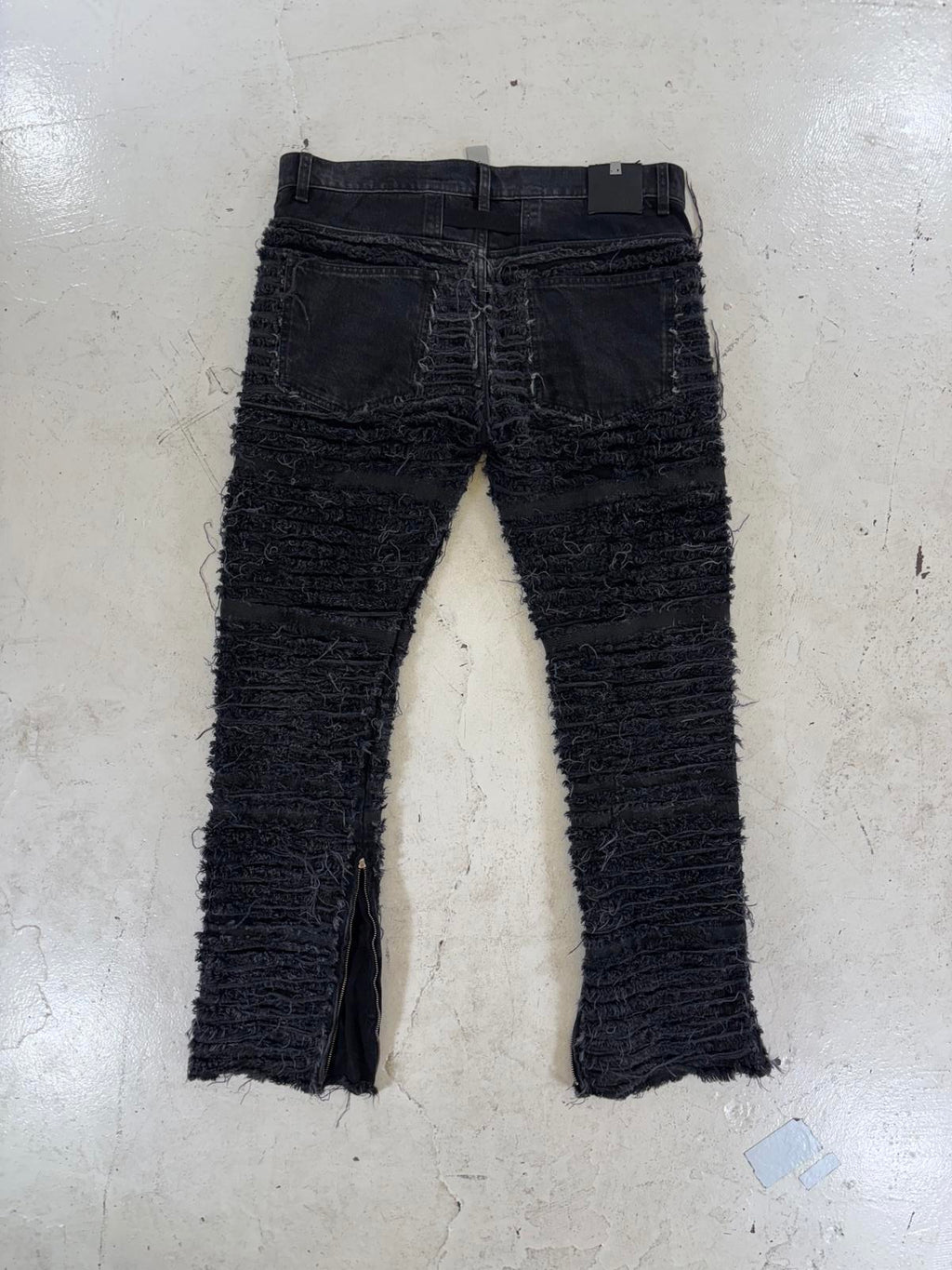 1017 Alyx x BlackMeans distressed denim