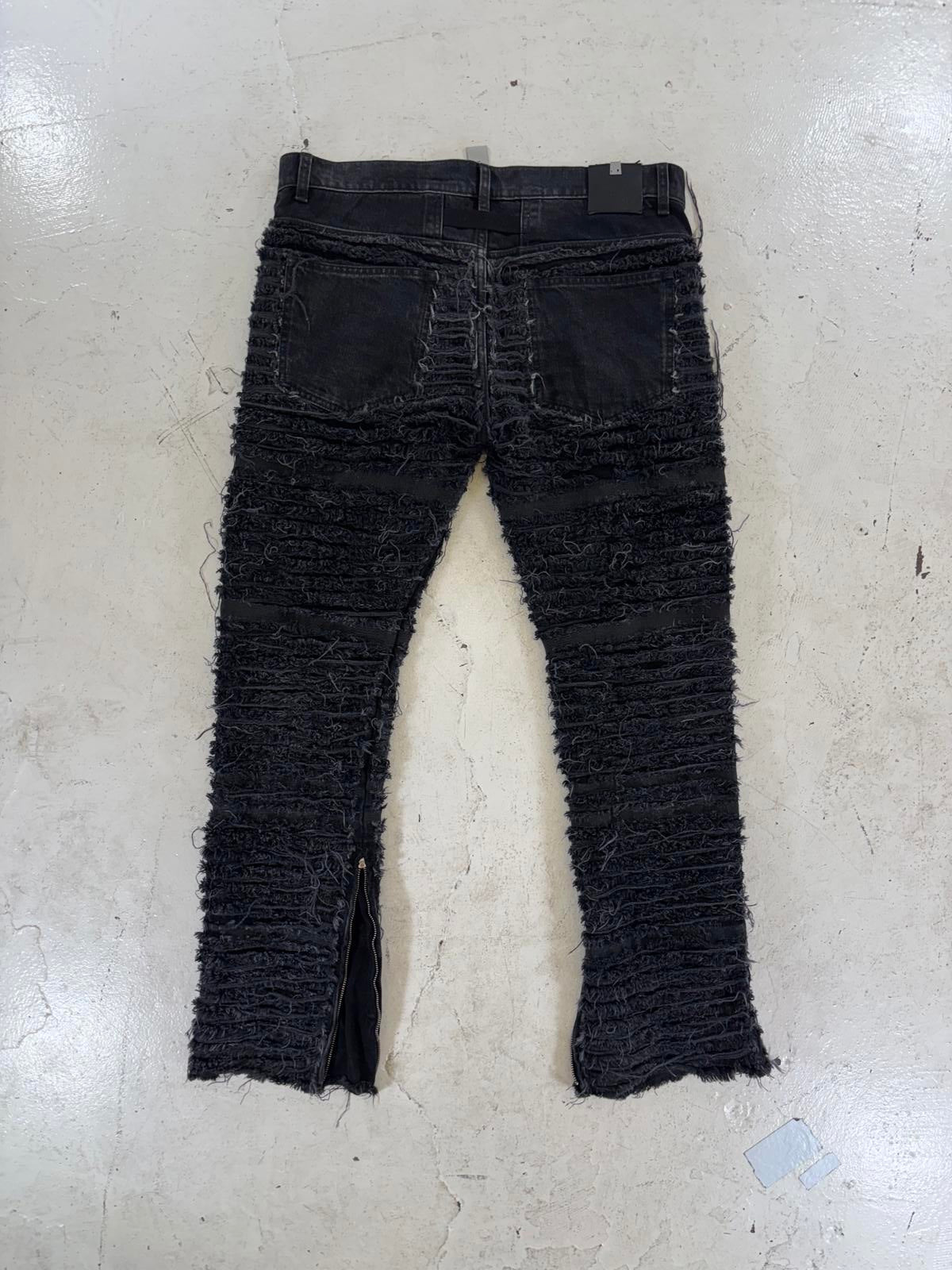 1017 Alyx x BlackMeans distressed denim