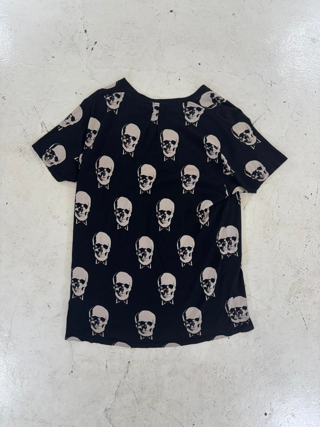 Saint Laurent Paris Skull T-Shirt