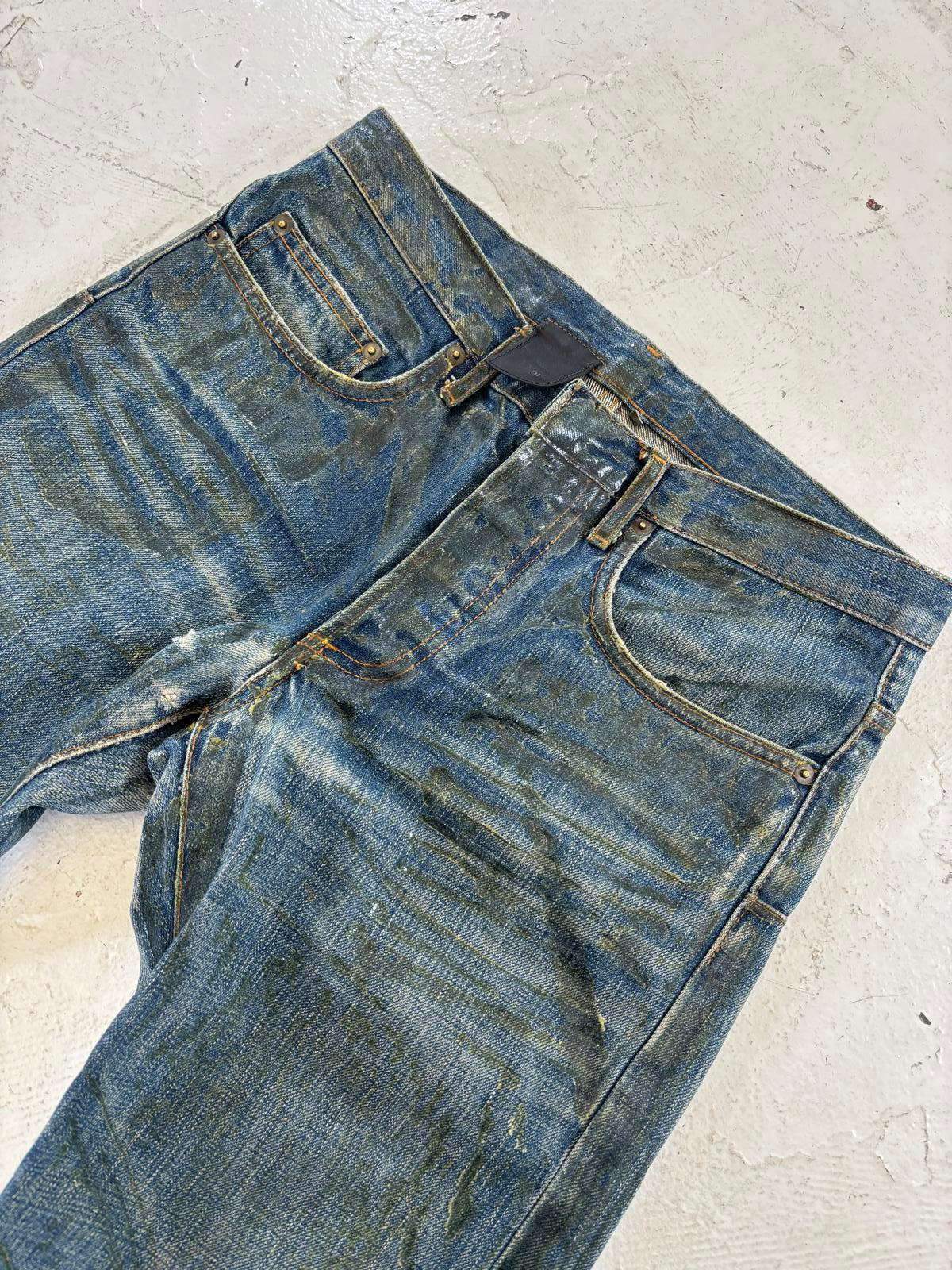 Dior Homme AW2007 Waxed “Luster” Denim