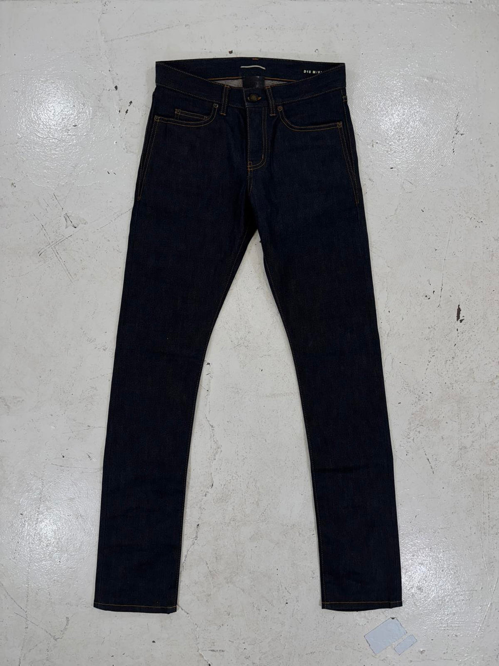 Saint Laurent Paris Raw Indigo D18 Denim