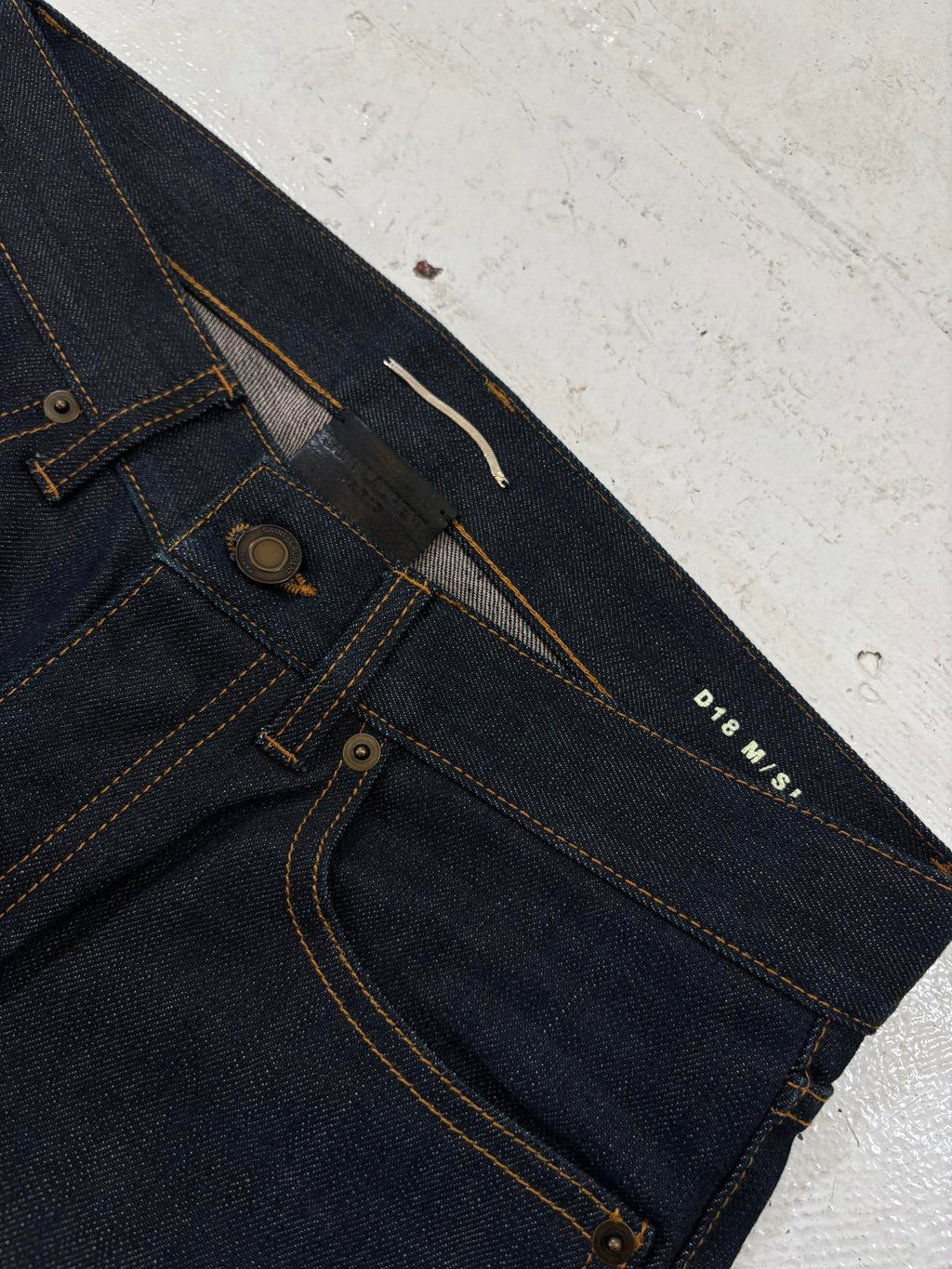 Saint Laurent Paris Raw Indigo D18 Denim