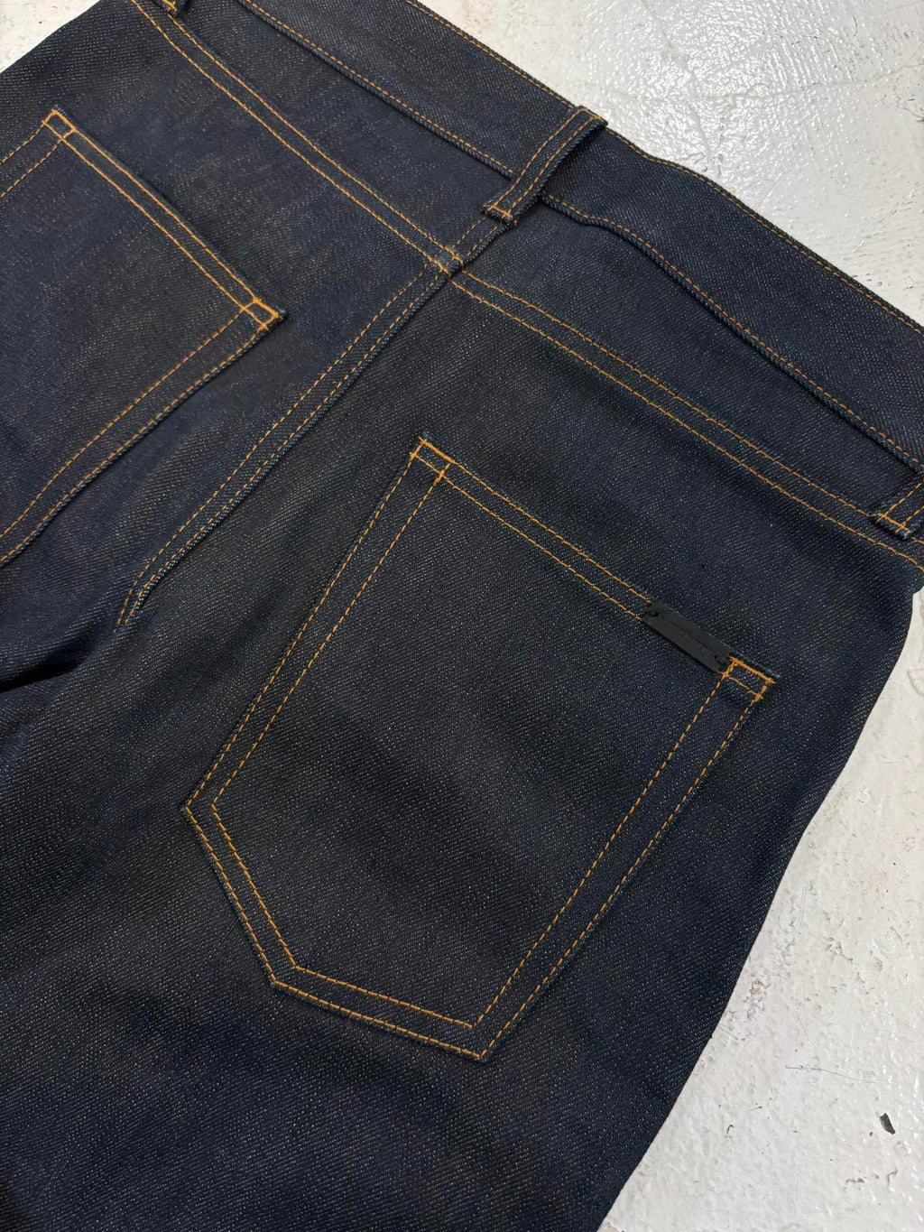 Saint Laurent Paris Raw Indigo D18 Denim