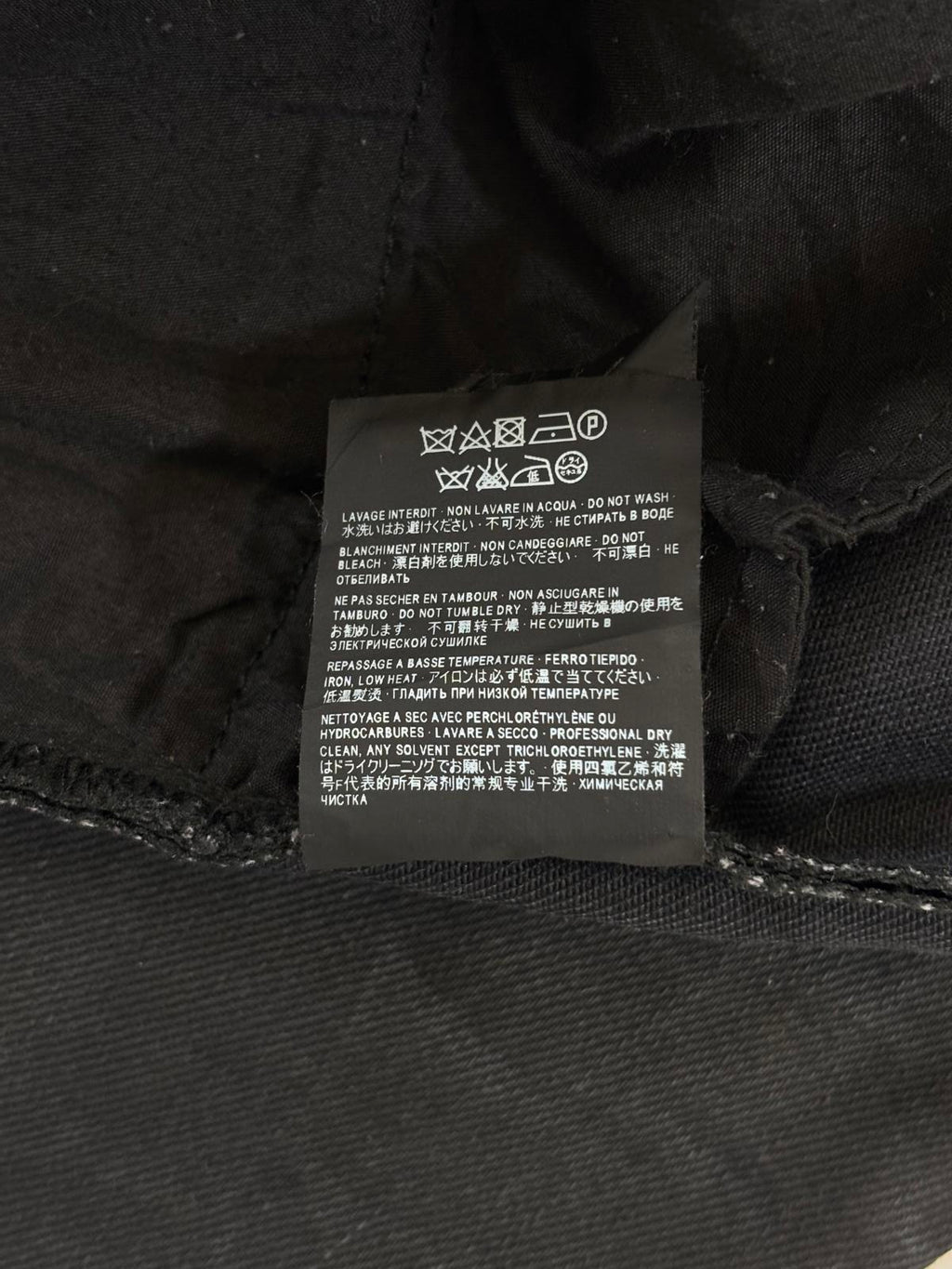 Saint Laurent Paris waxed d02 denim