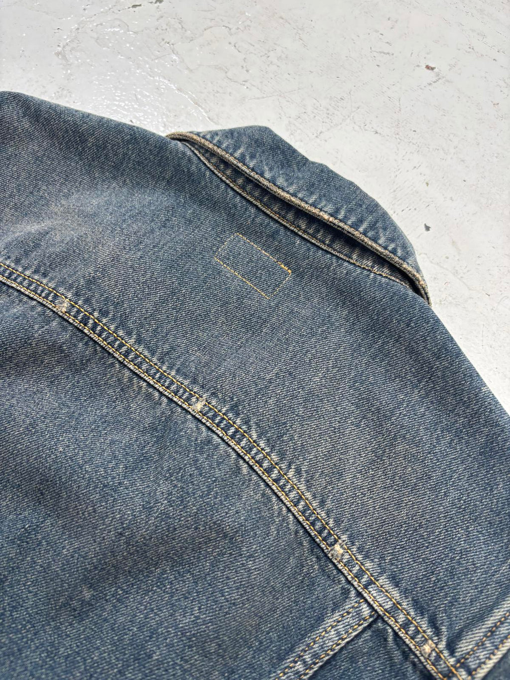 Saint Laurent Paris rust Denim Jacket