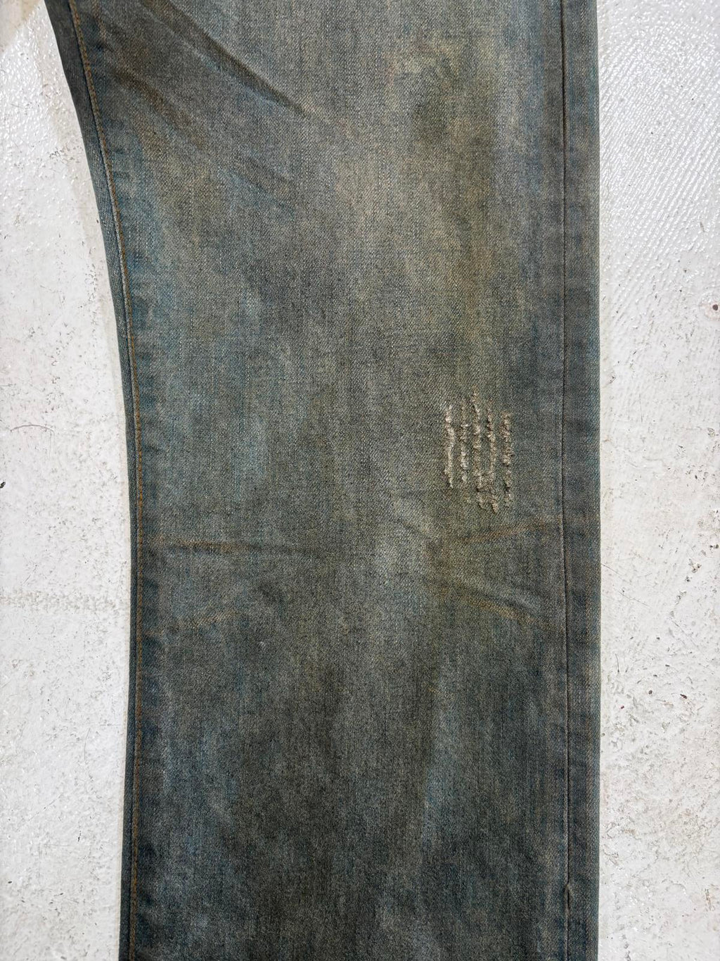 Dior Homme Dirty Clair Clawmark Jeans
