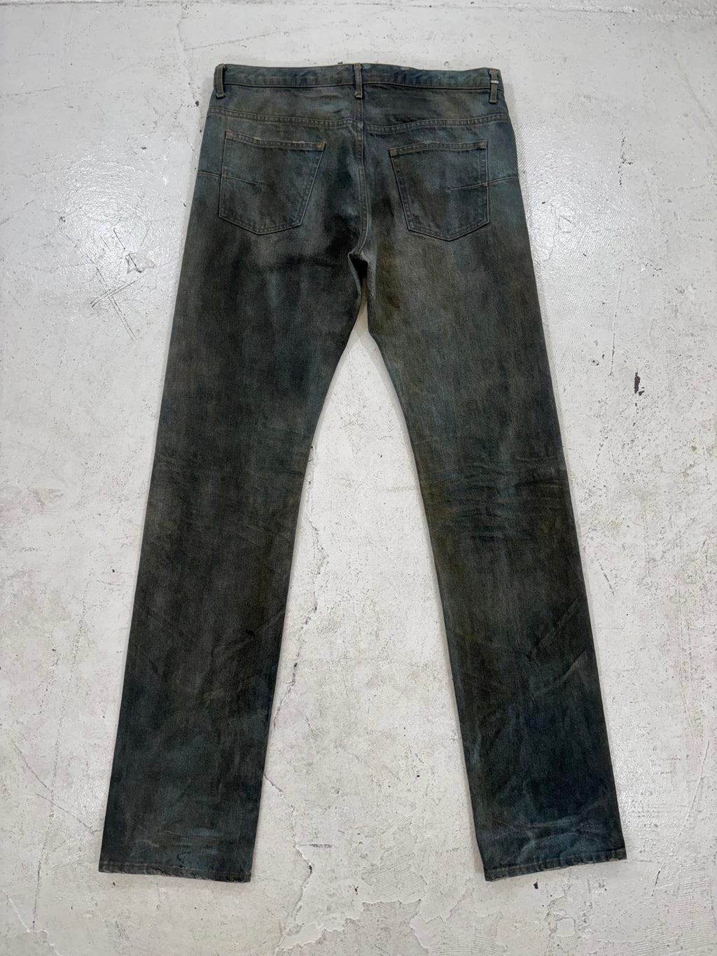 Dior Homme Dirty Clair Clawmark Jeans