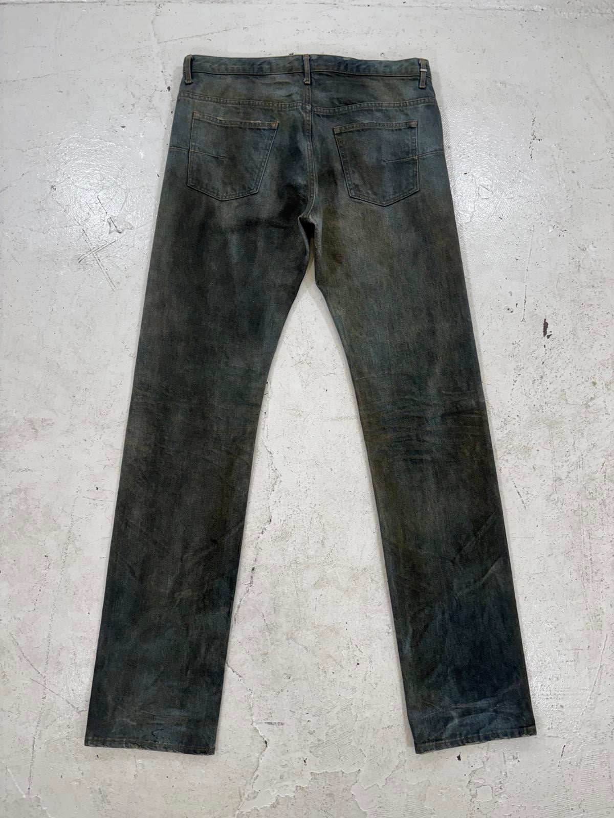 Dior Homme Dirty Clair Clawmark Jeans