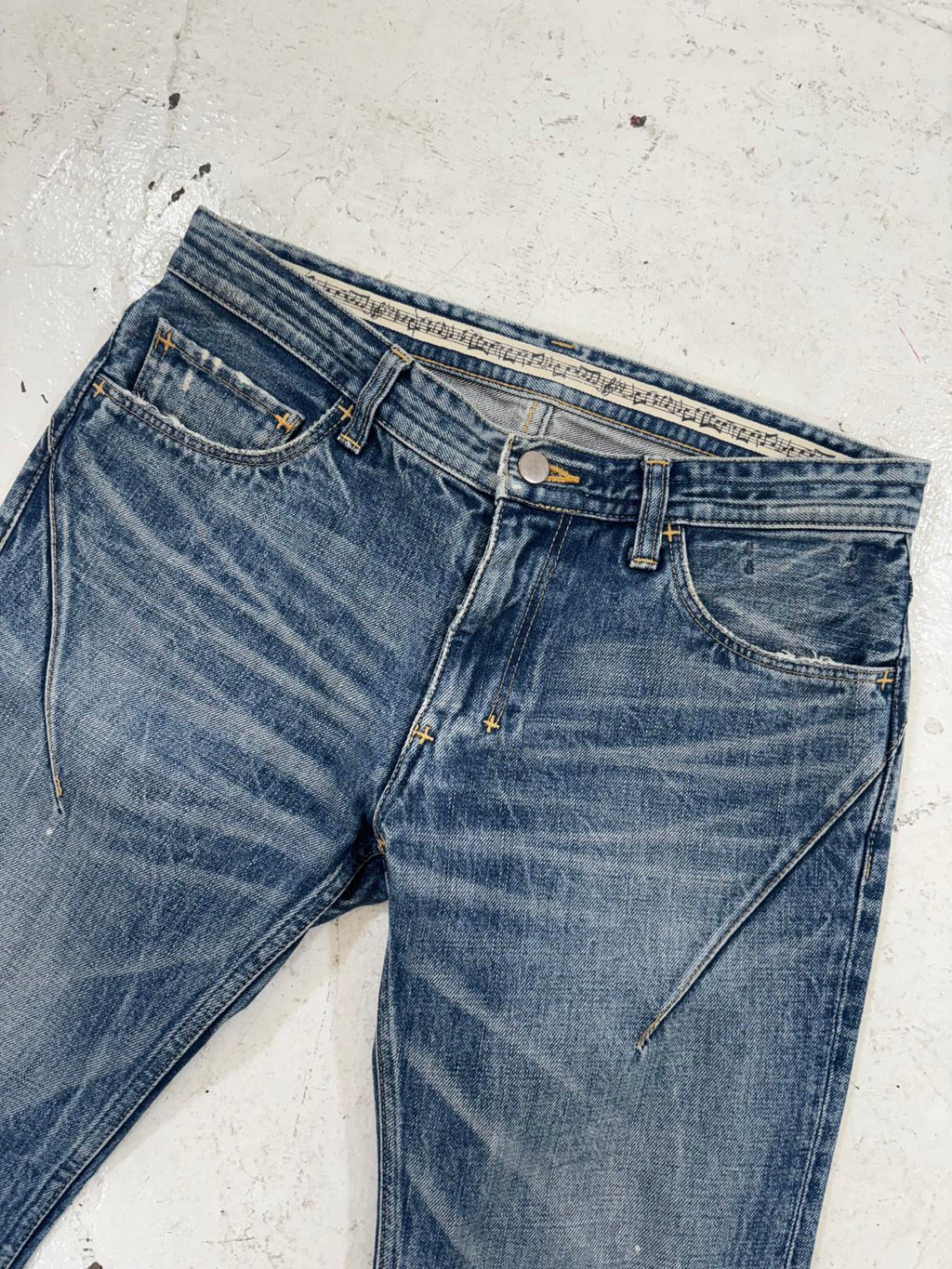 Number (N)ine Crying Hearts Jeans
