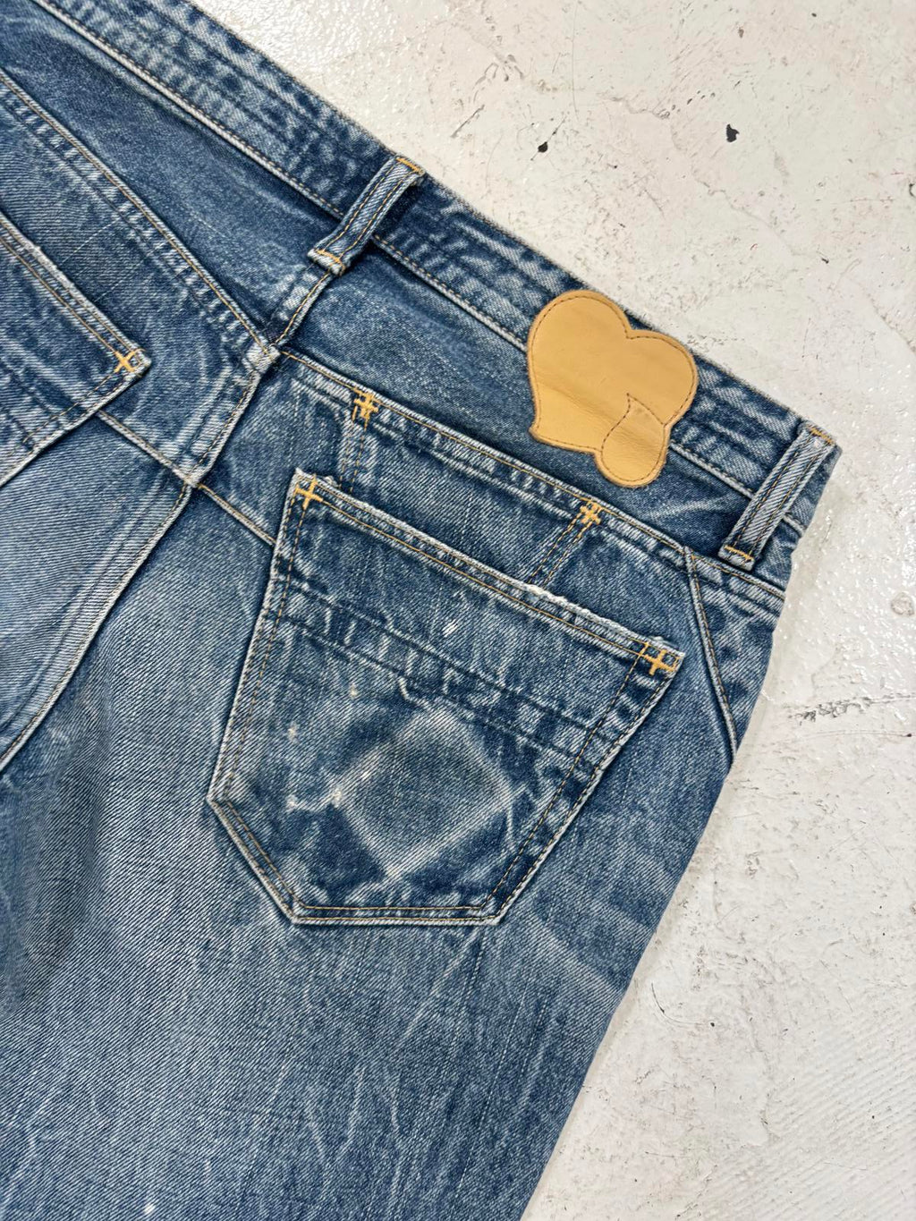 Number (N)ine Crying Hearts Jeans