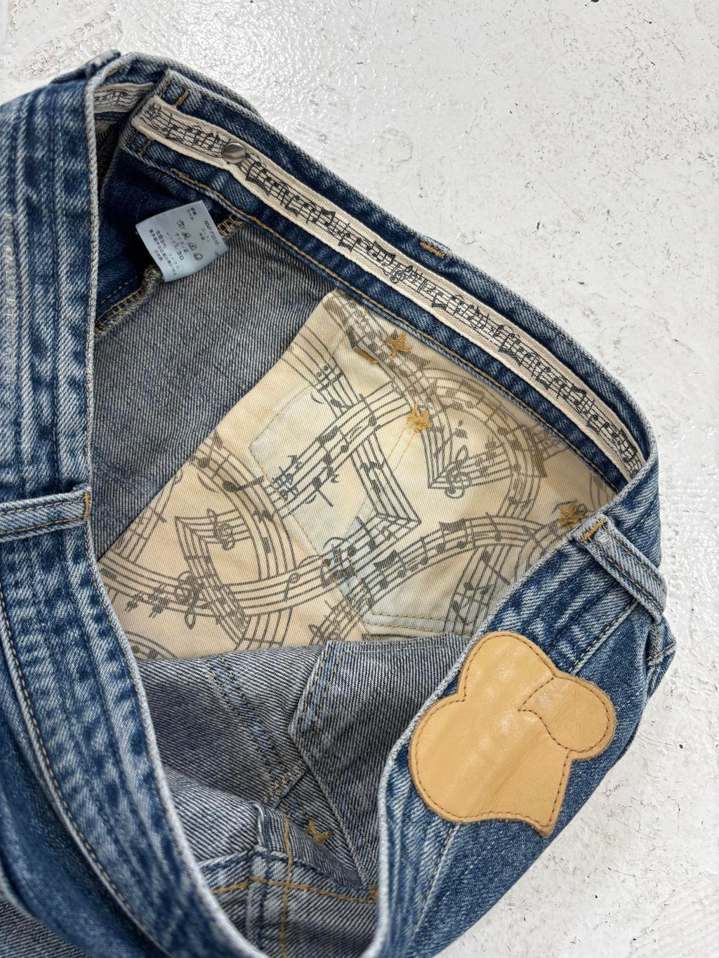 Number (N)ine Crying Hearts Jeans