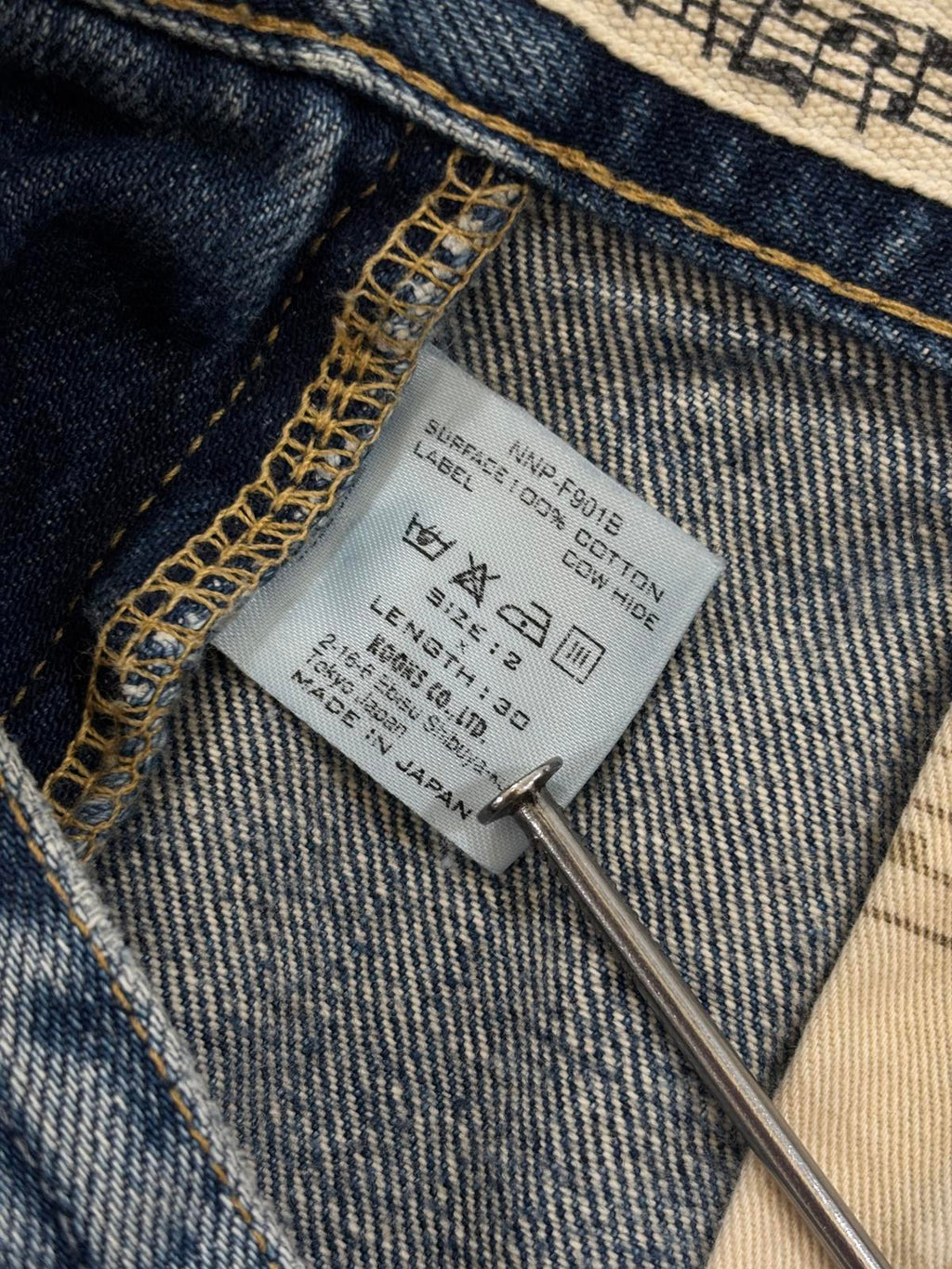 Number (N)ine Crying Hearts Jeans