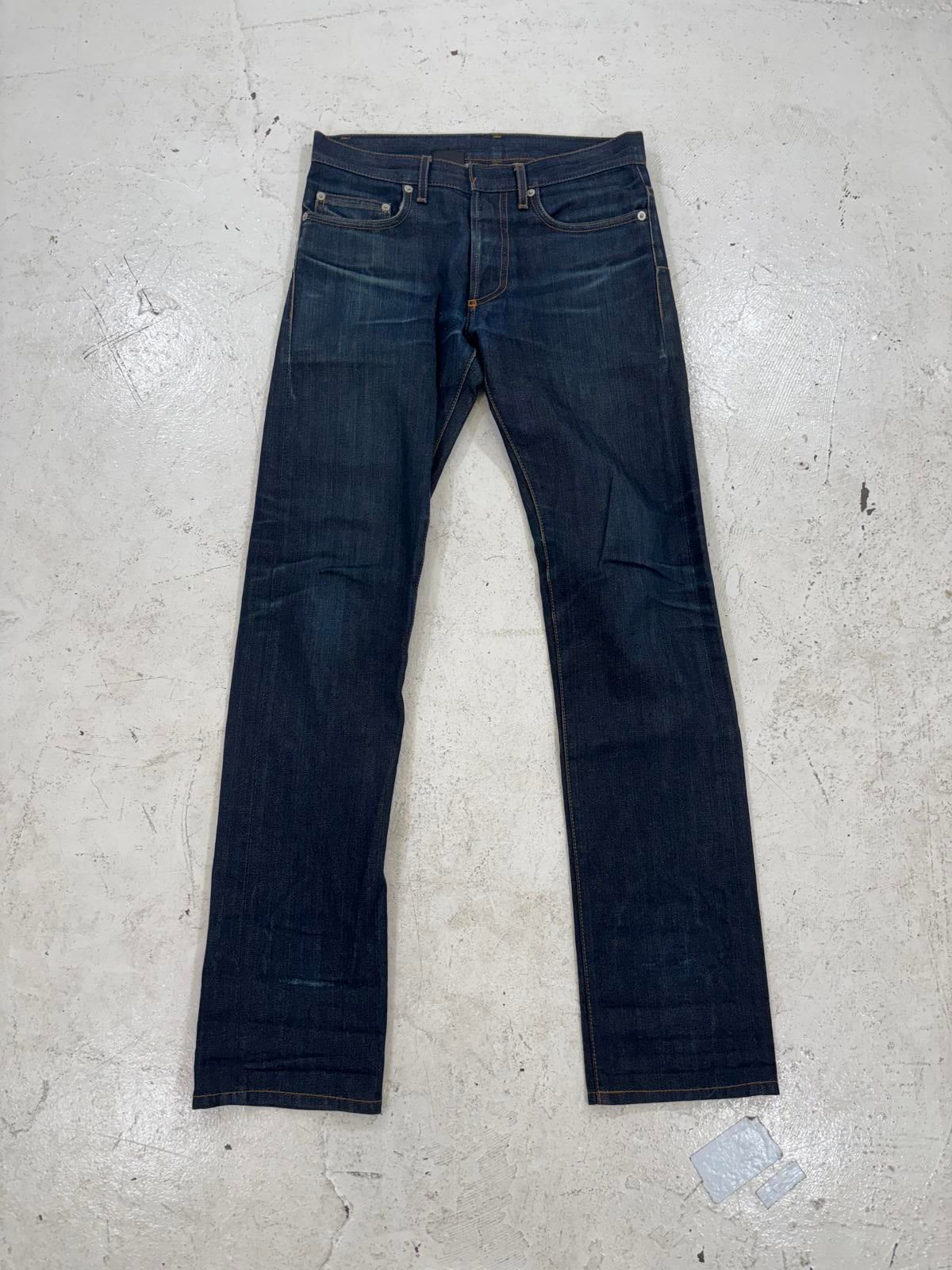 Dior Homme Raw Blue Jeans